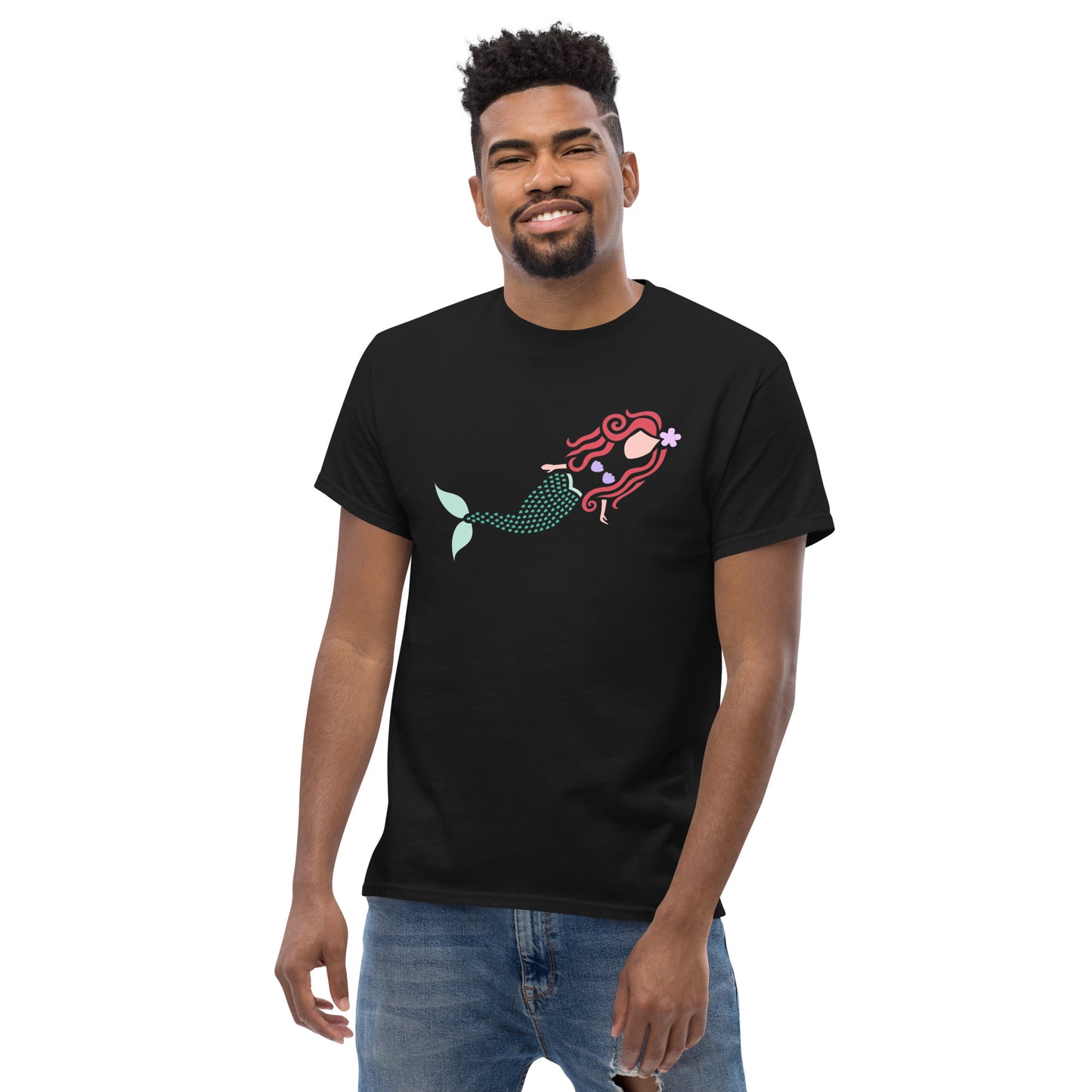 A Mermaid Under the Water Men's Classic Tee