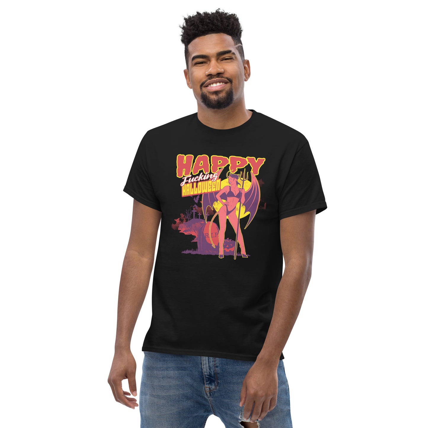 Happy F@#king Halloween Men's Classic Tee