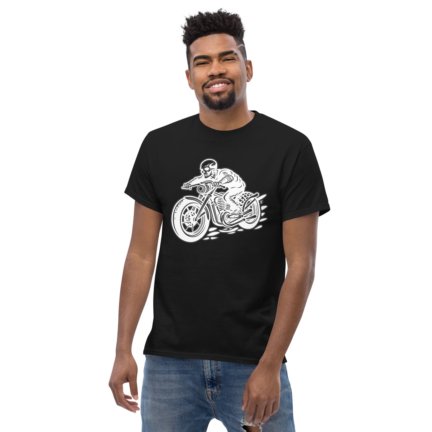 Skeleton Biker Men's Classic Tee