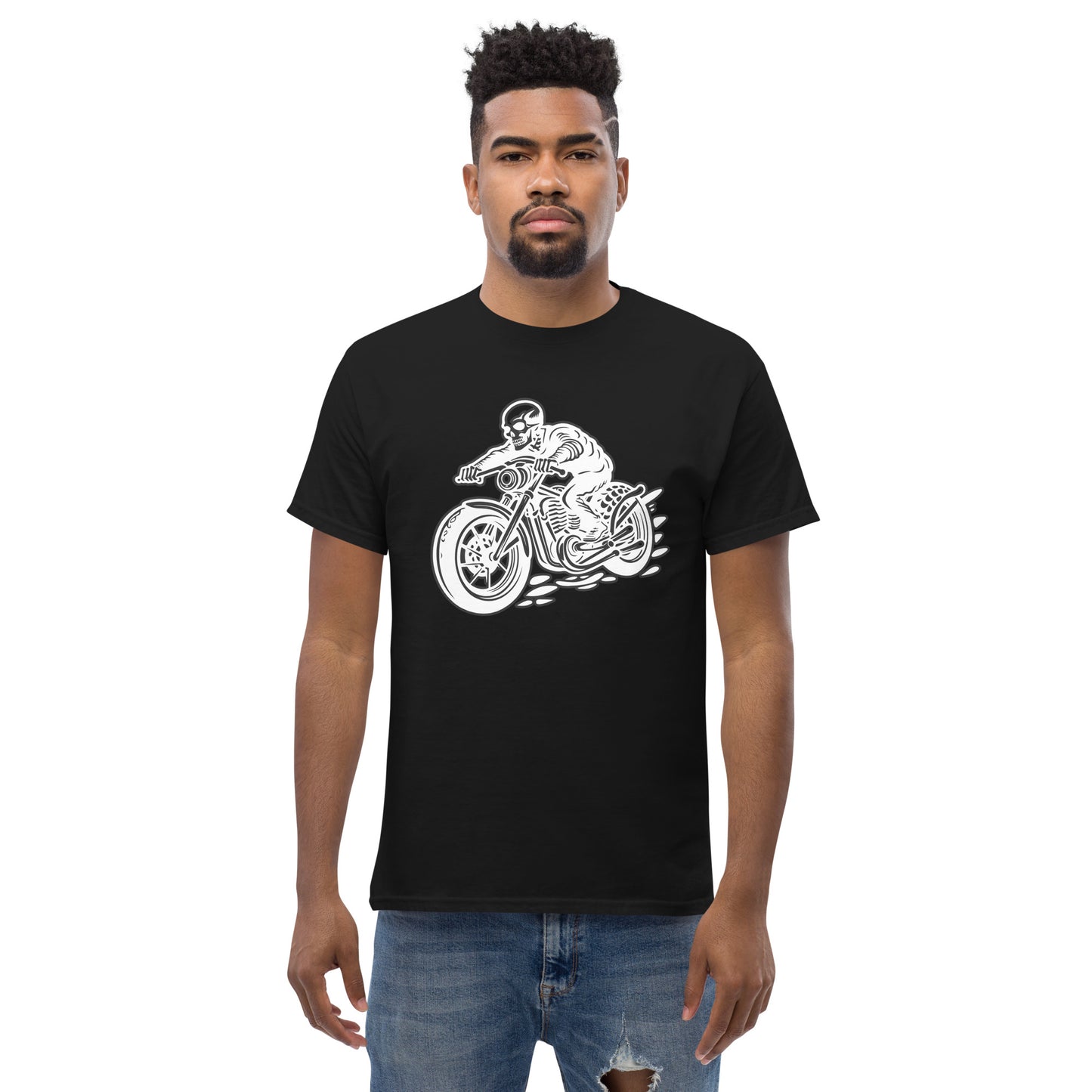 Skeleton Biker Men's Classic Tee