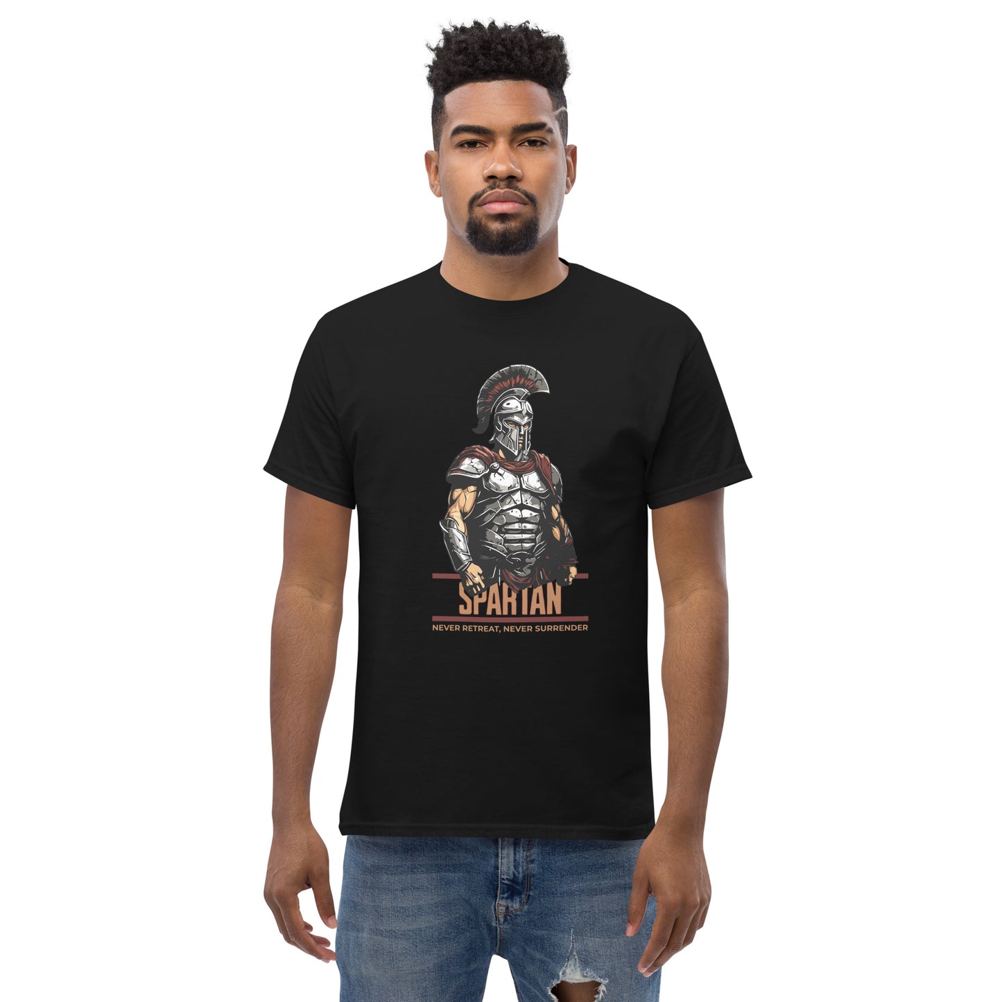 SPARTAN: Never Retreat, Never Surrender Men's Classic Tee