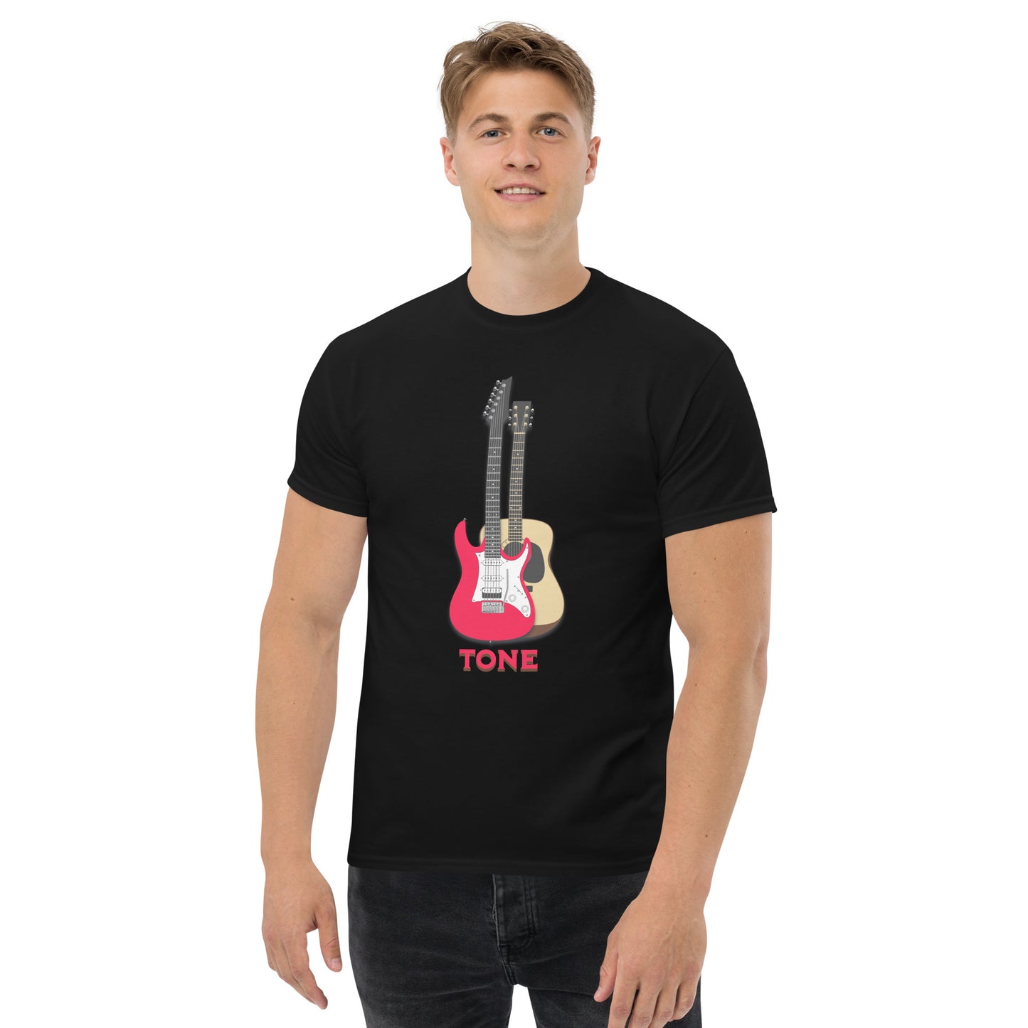 Two Tone Guitars Men's Classic Tee