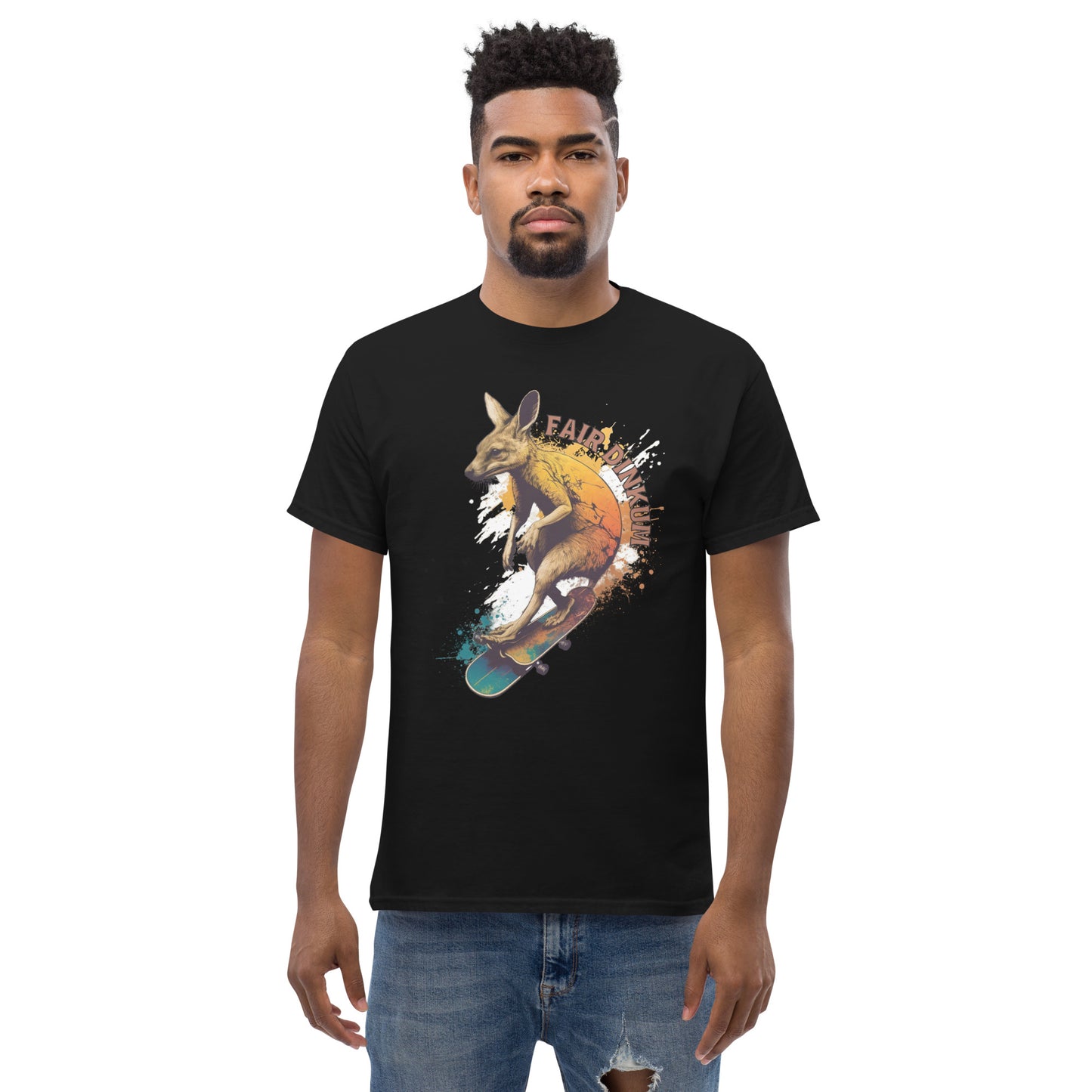 Fair Dinkum Skateboarding Kangaroo Men's Classic Tee