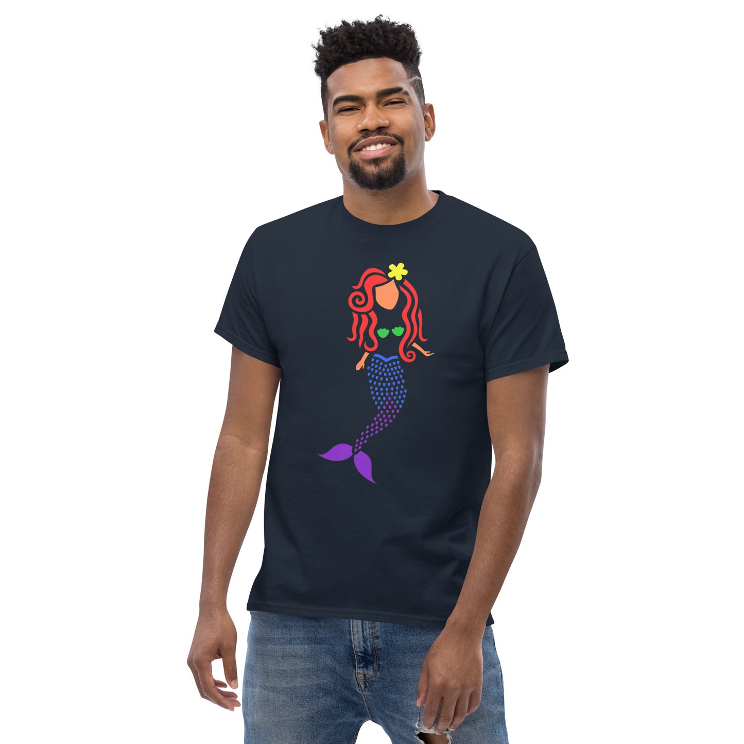 Rainbow Mermaid Men's Classic Tee