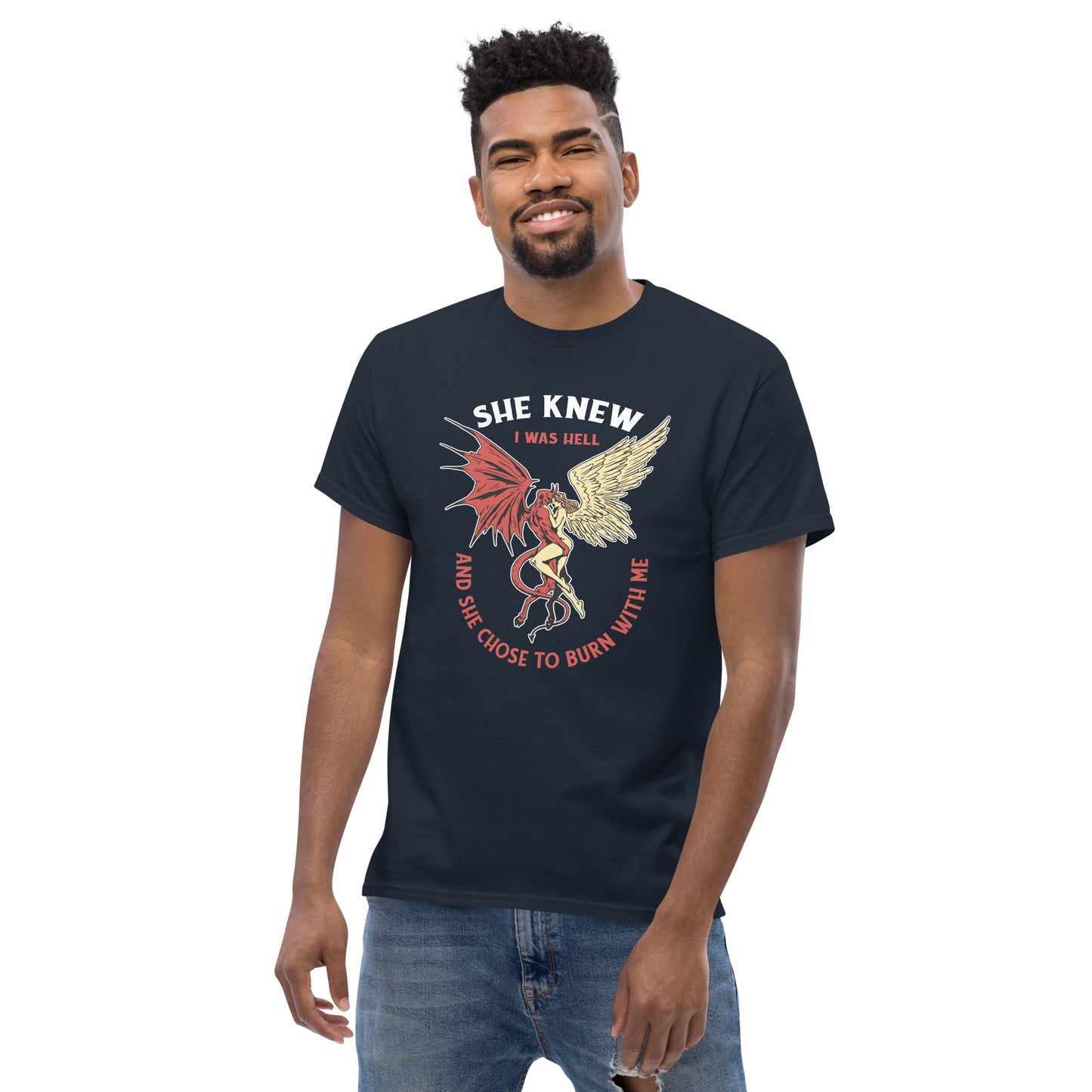 She Knew I Was Hell Men's Classic Tee