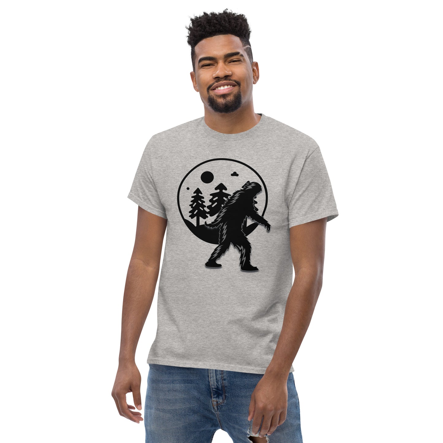 Sasquatch in the Moonlight Men's Classic Tee