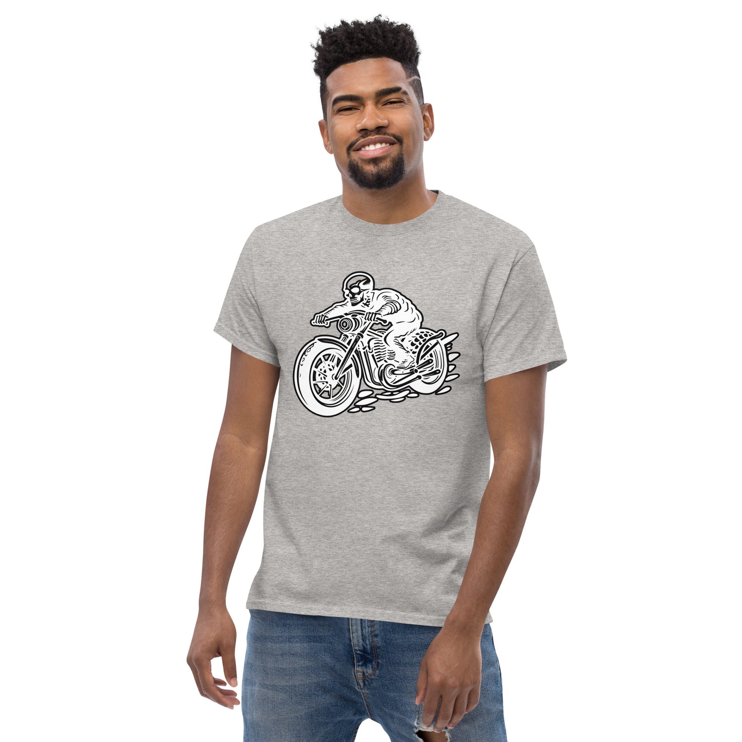 Skeleton Biker Men's Classic Tee