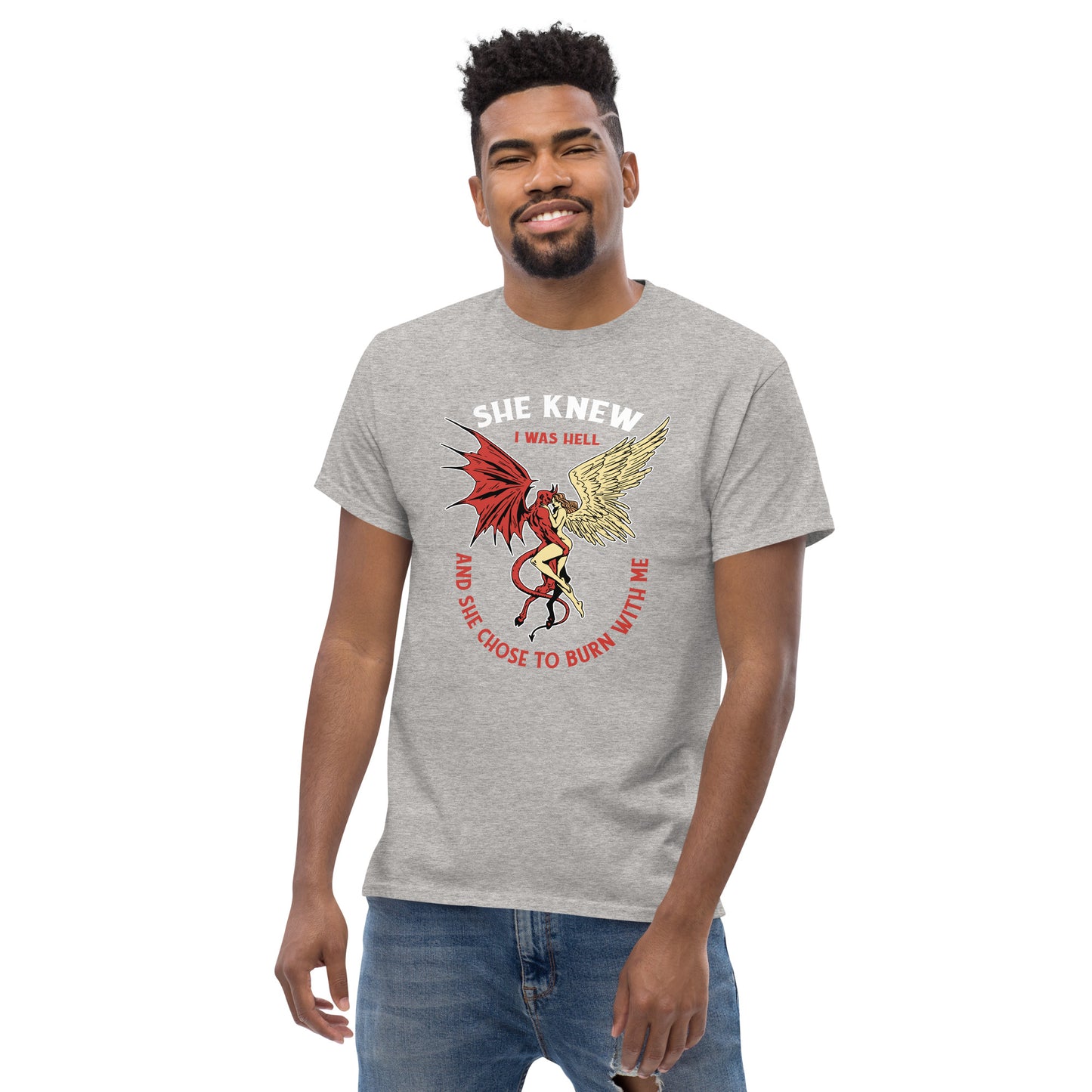 She Knew I Was Hell Men's Classic Tee