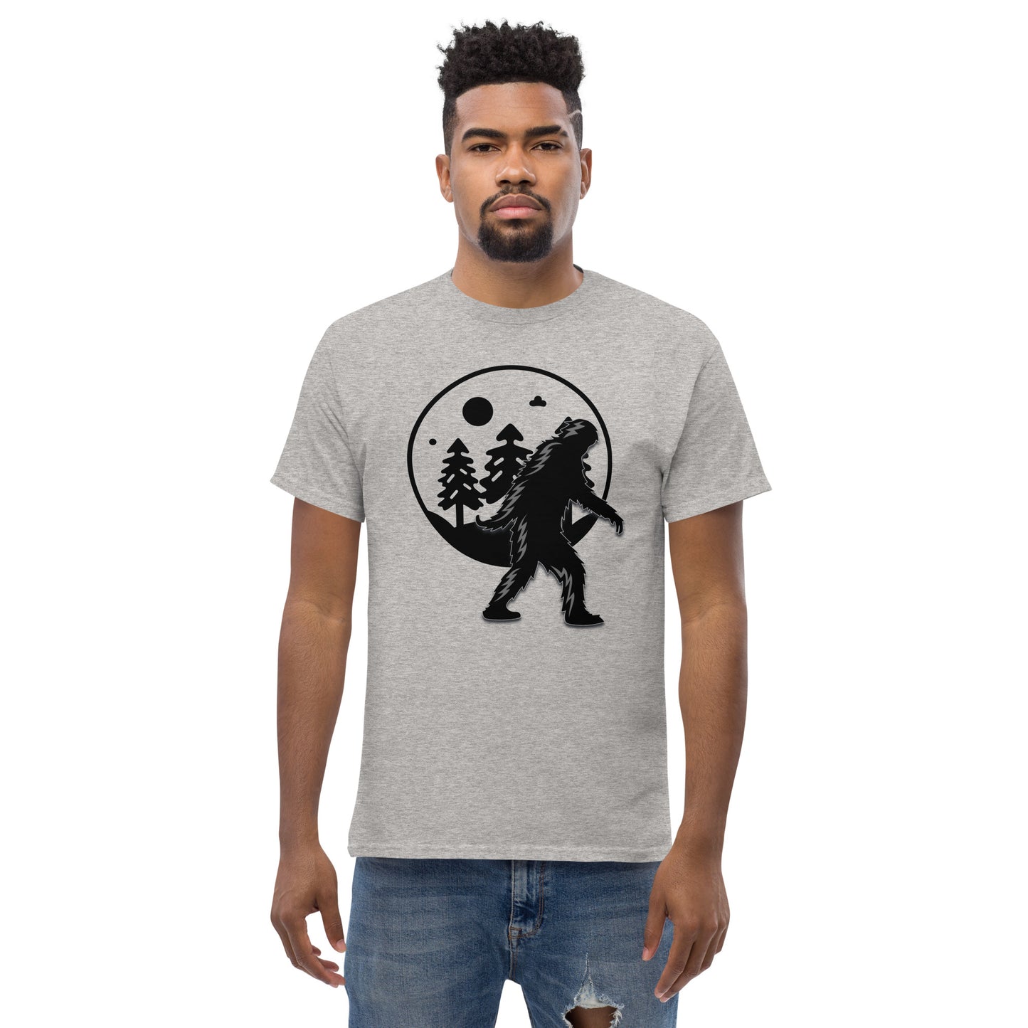 Sasquatch in the Moonlight Men's Classic Tee