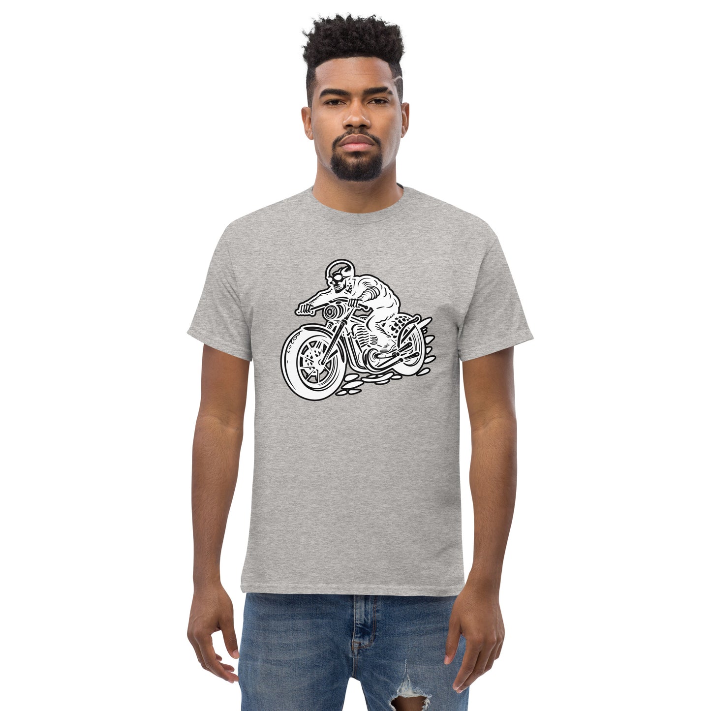 Skeleton Biker Men's Classic Tee