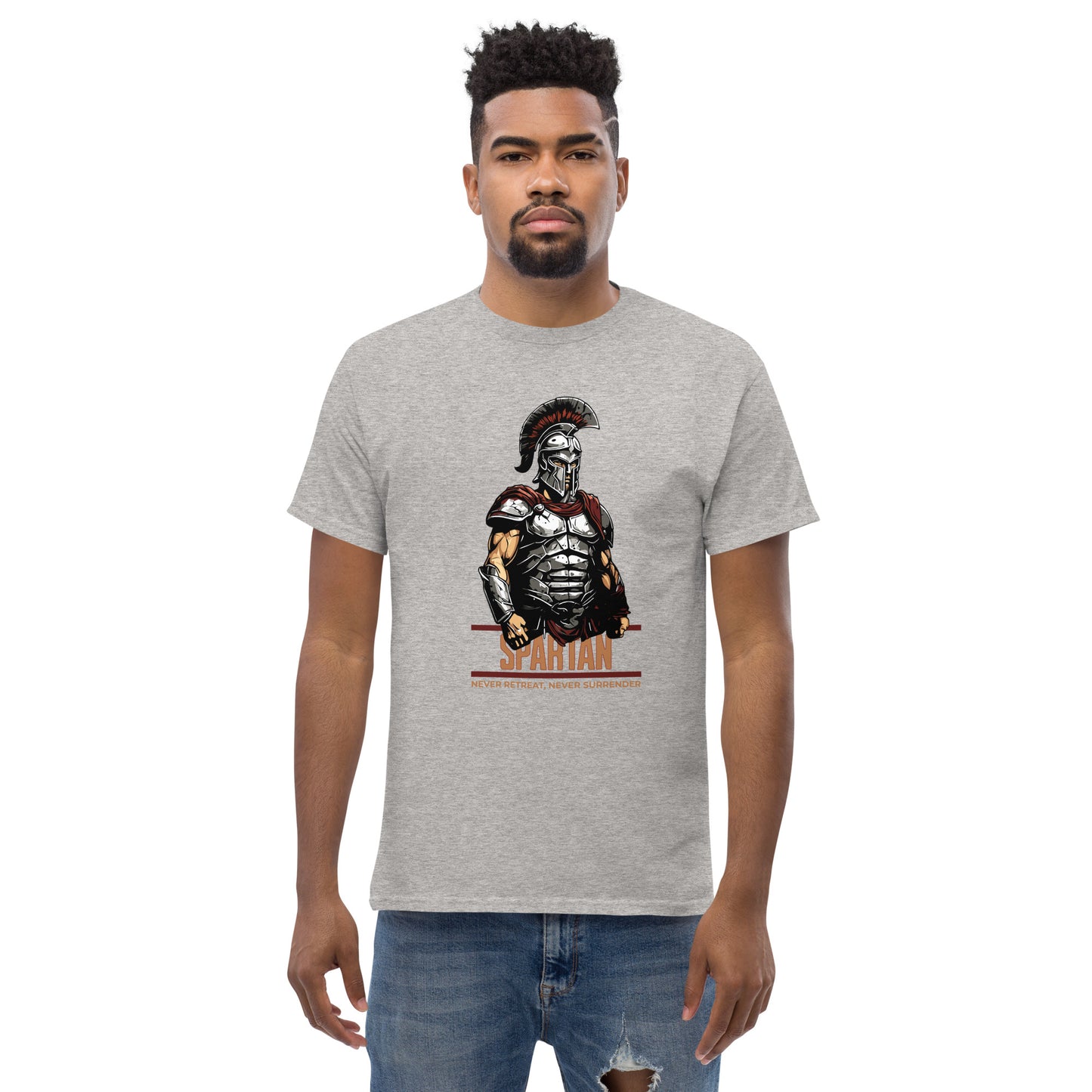 SPARTAN: Never Retreat, Never Surrender Men's Classic Tee