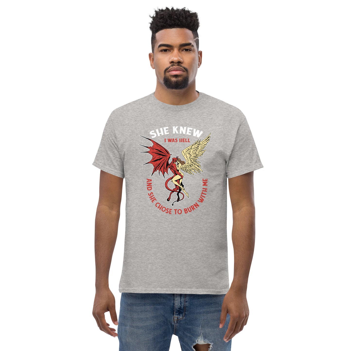 She Knew I Was Hell Men's Classic Tee