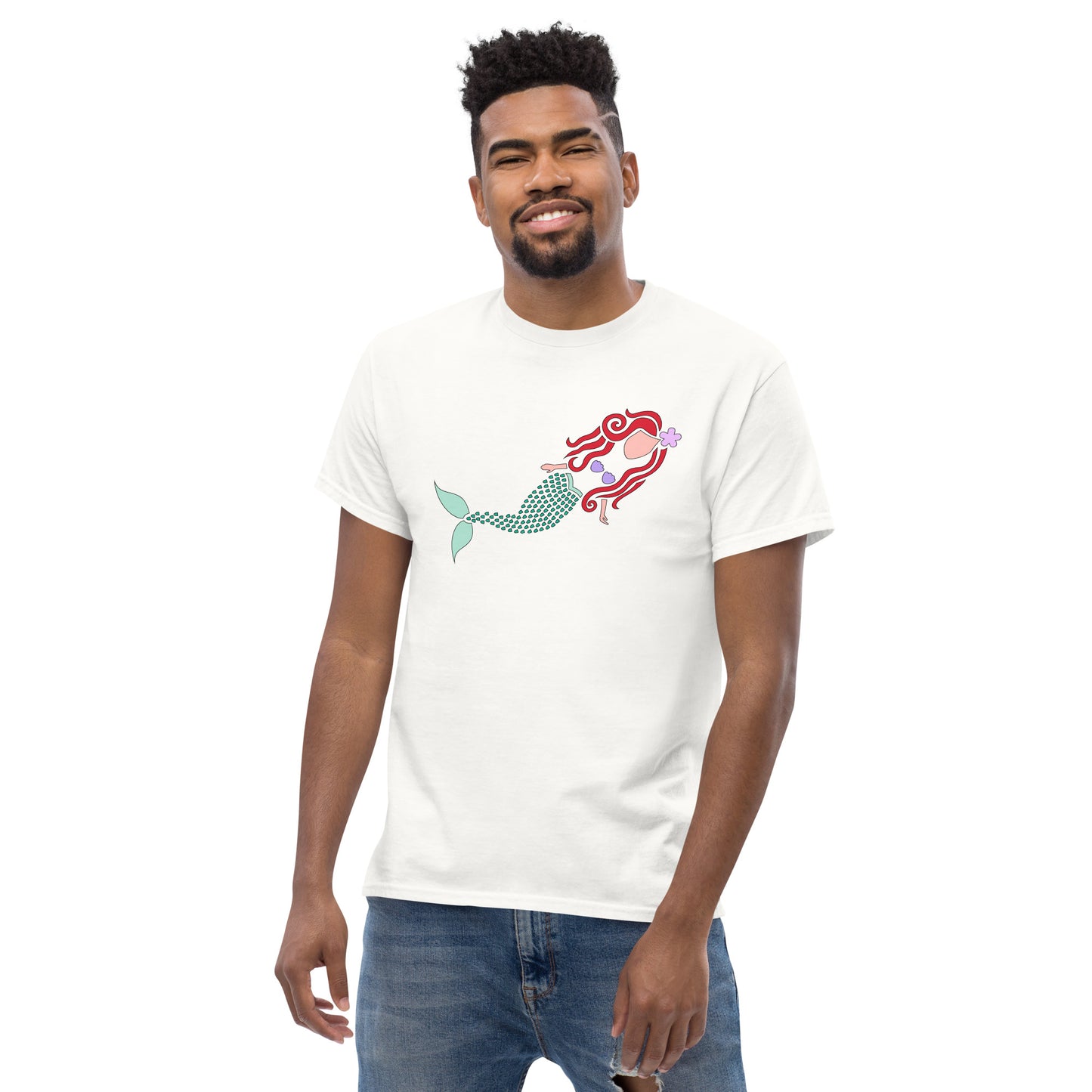 A Mermaid Under the Water Men's Classic Tee