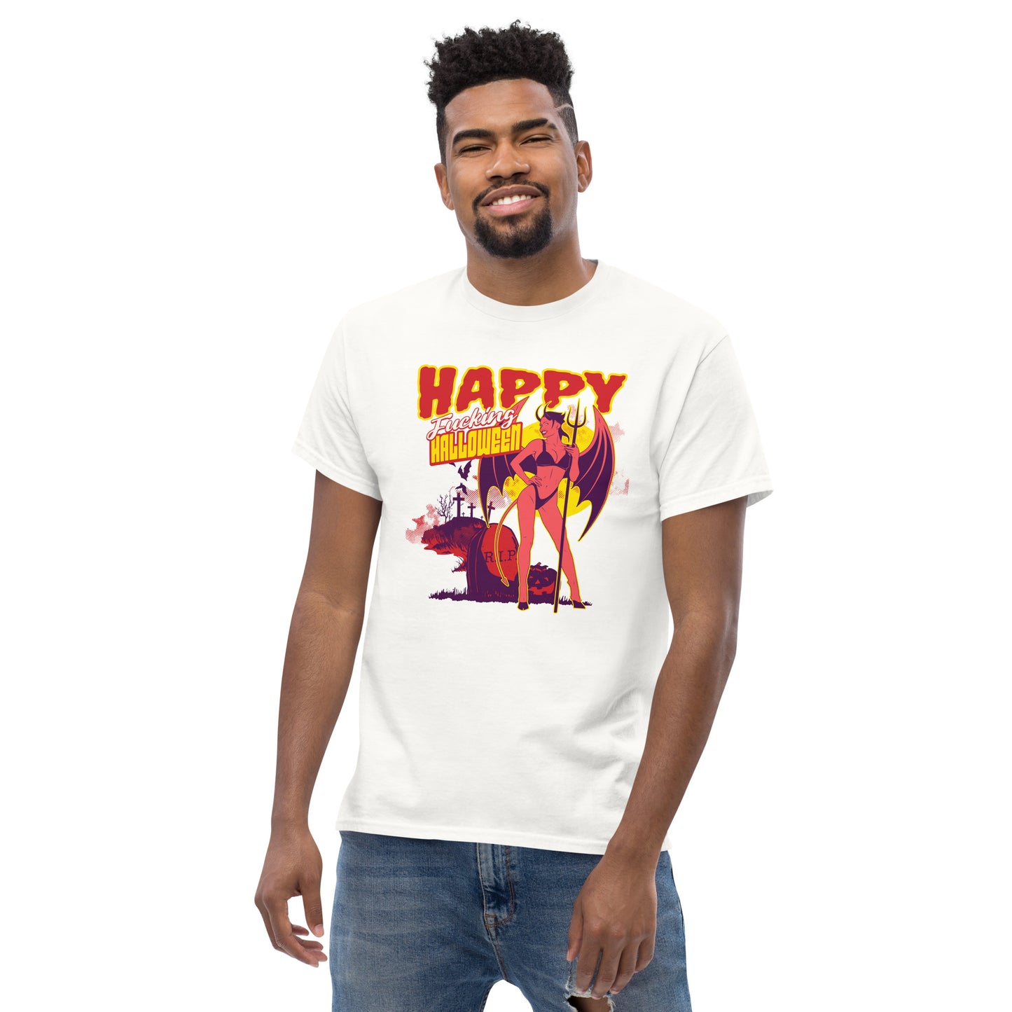 Happy F@#king Halloween Men's Classic Tee