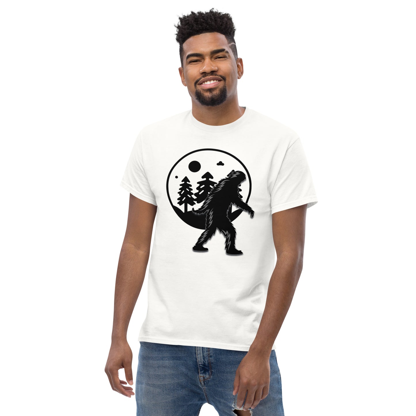 Sasquatch in the Moonlight Men's Classic Tee