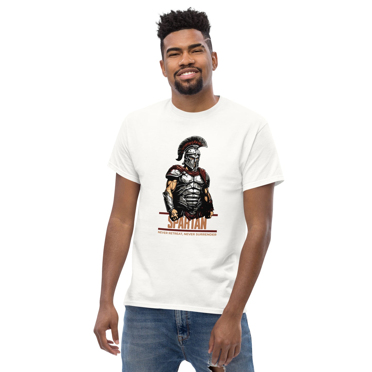 SPARTAN: Never Retreat, Never Surrender Men's Classic Tee