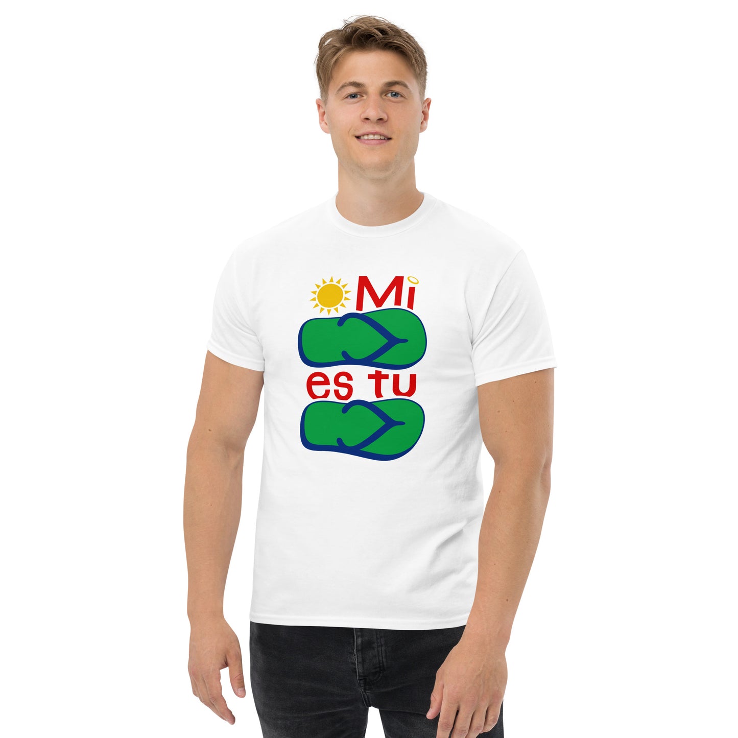 Mi Chancla Es Tu Chancla Men's Classic Tee