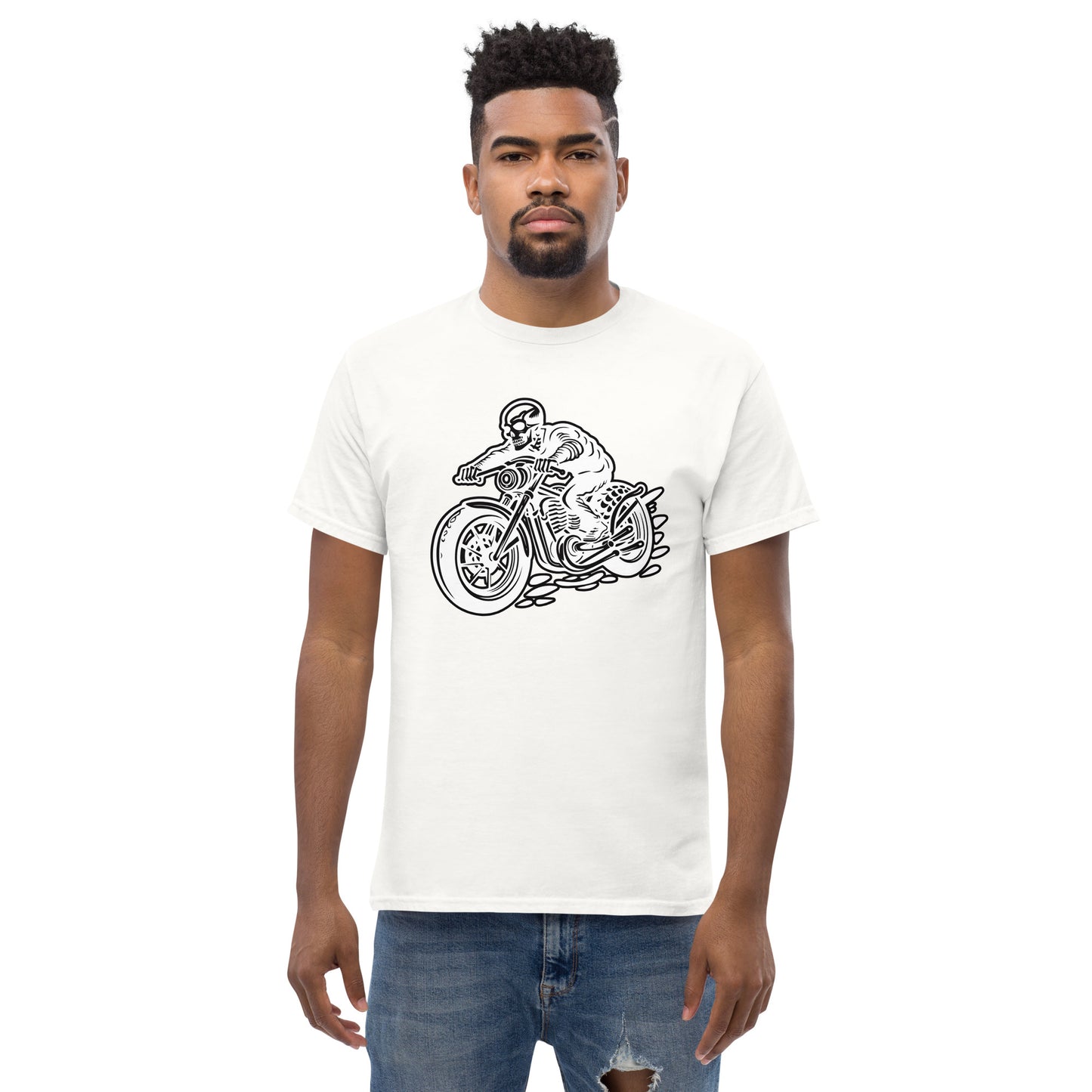 Skeleton Biker Men's Classic Tee