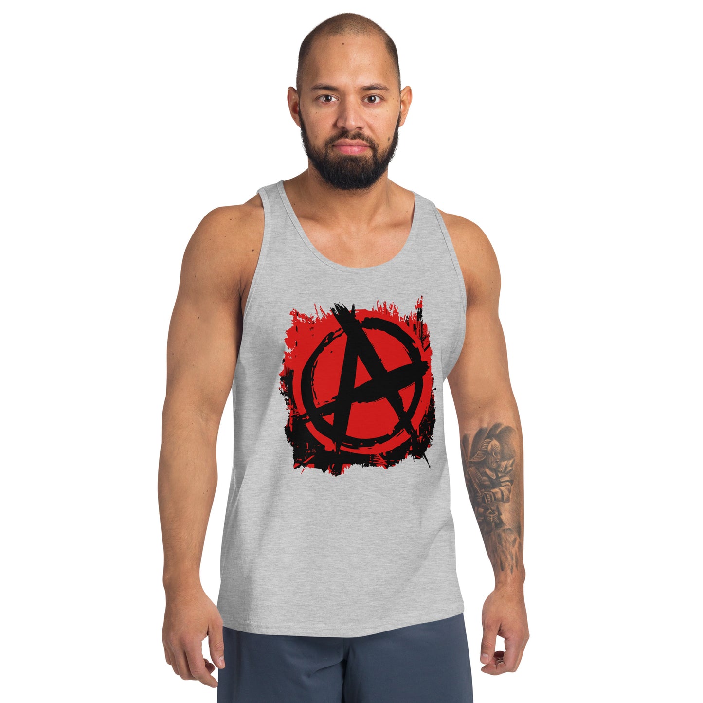 Anarchy Graffiti Men's Tank Top