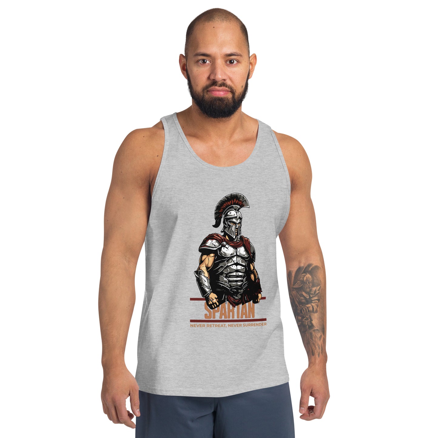 SPARTAN: Never Retreat, Never Surrender Men's Tank Top