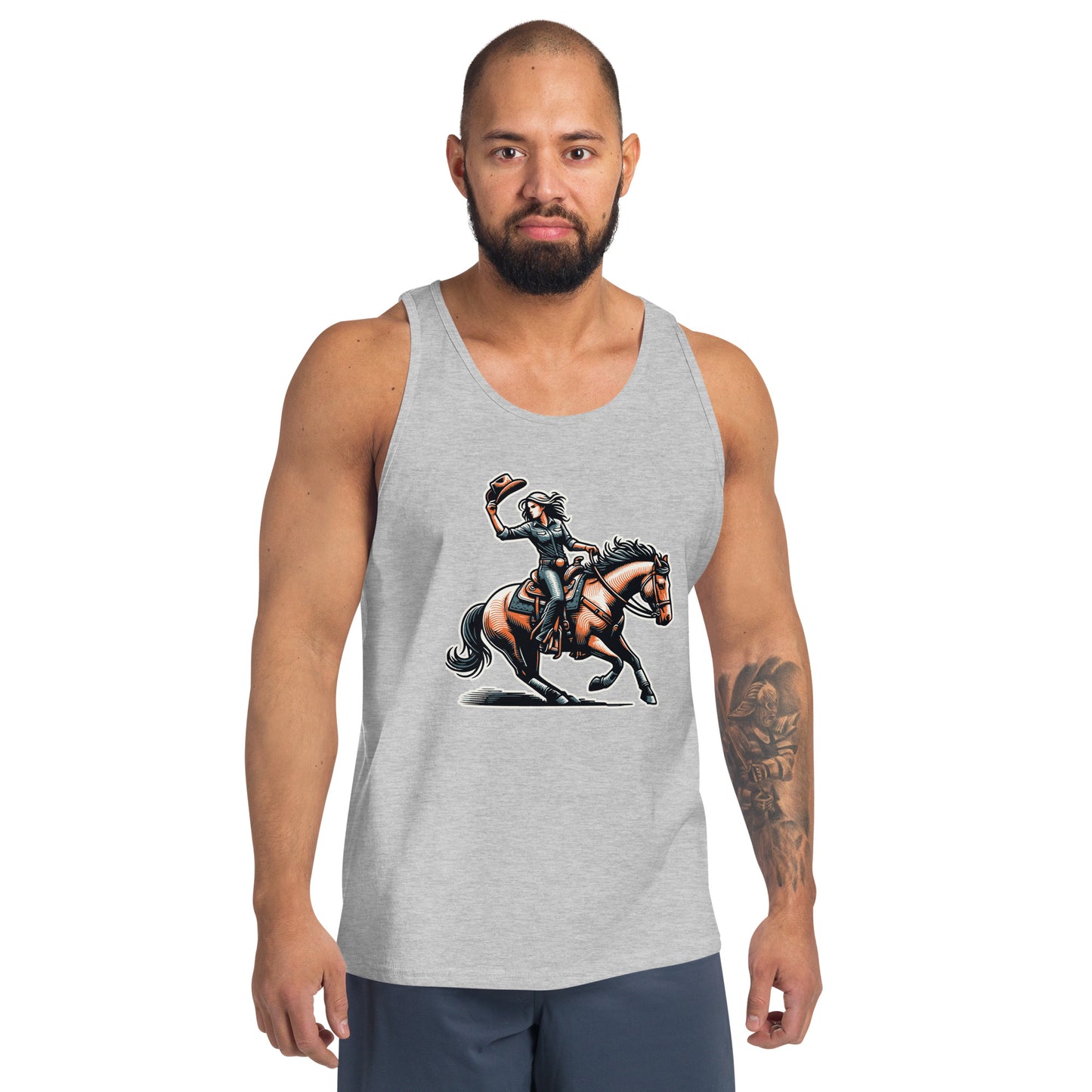 Cowgirl Yeehaw! Men's Tank Top