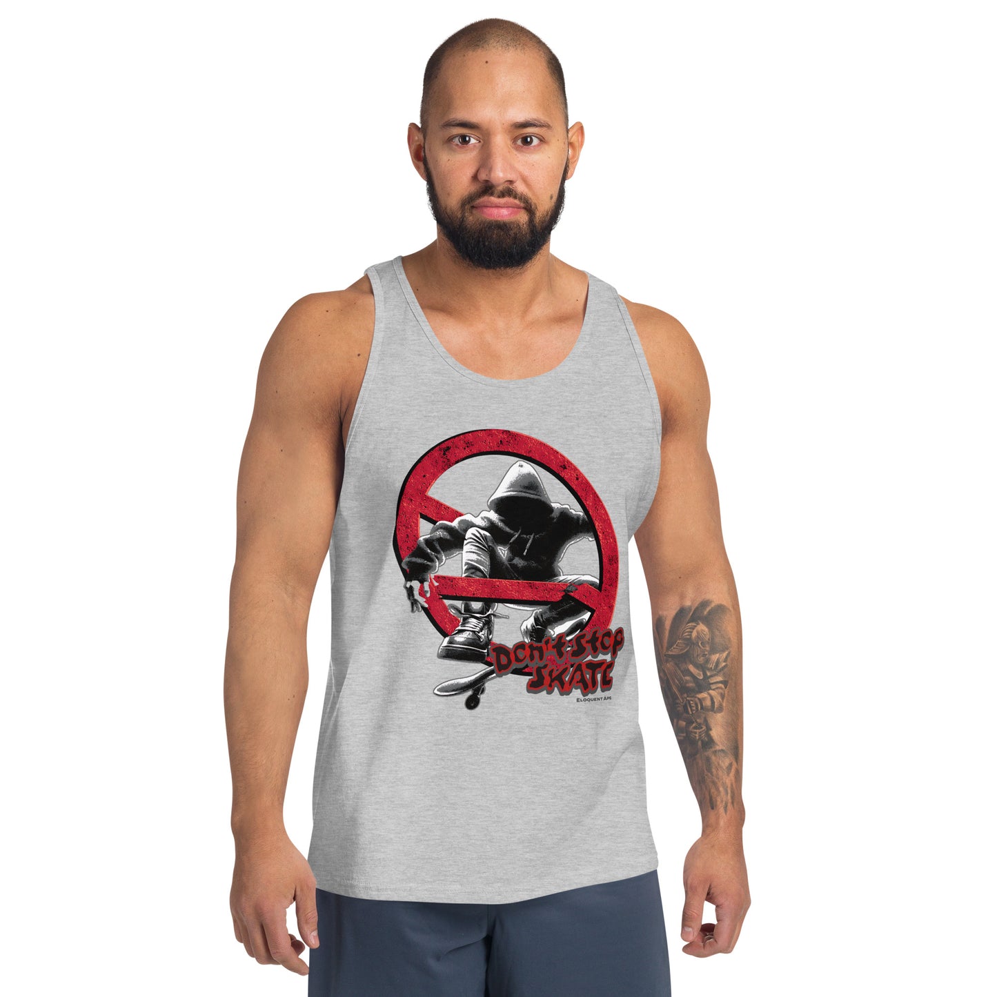 Don't Stop, Skate Men's Tank Top