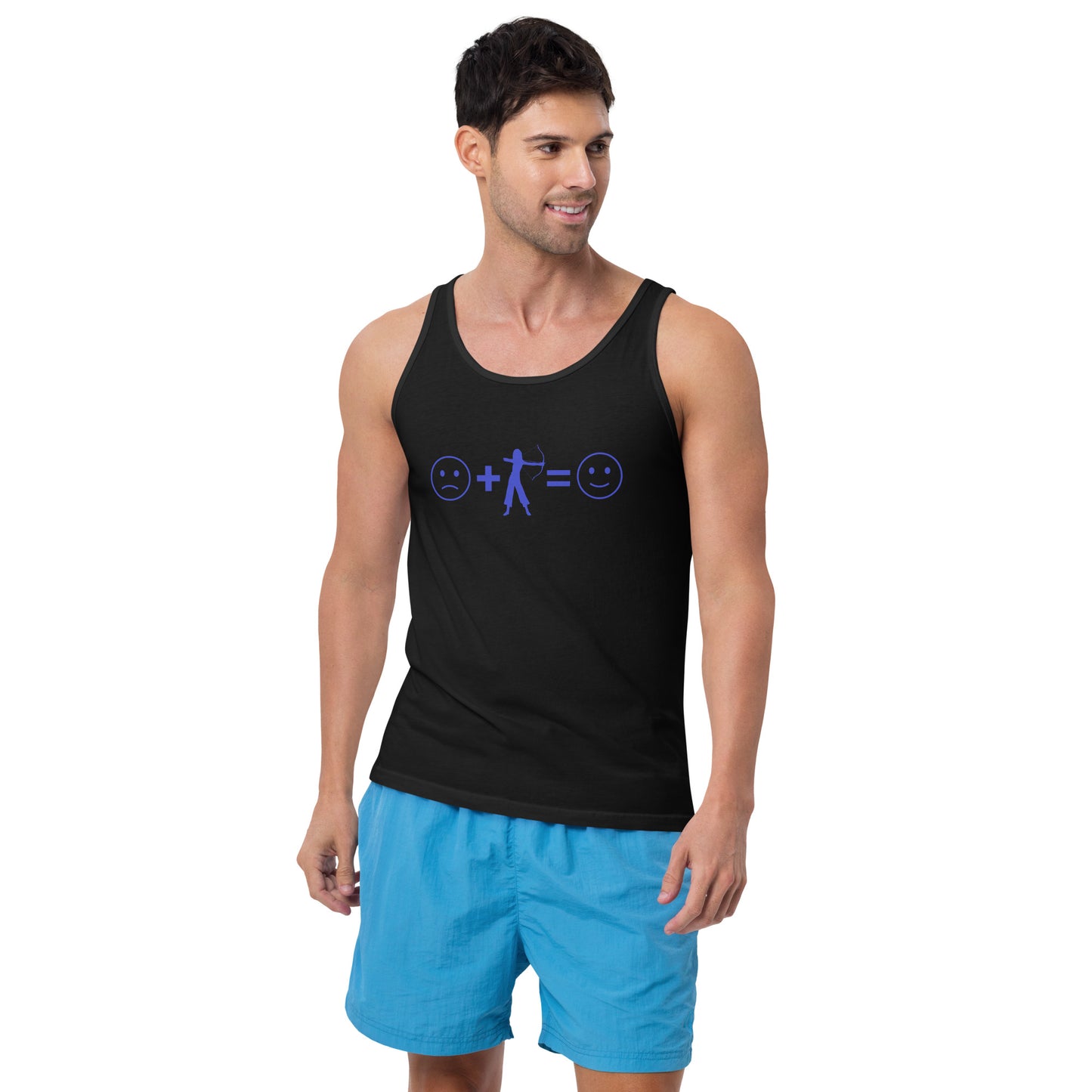 Archery Equals Happiness Men's Tank Top