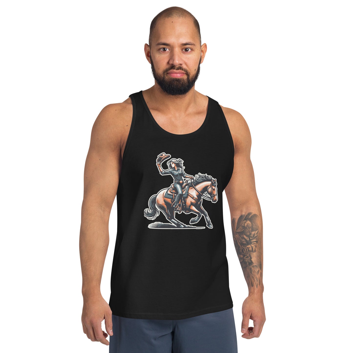 Cowgirl Yeehaw! Men's Tank Top