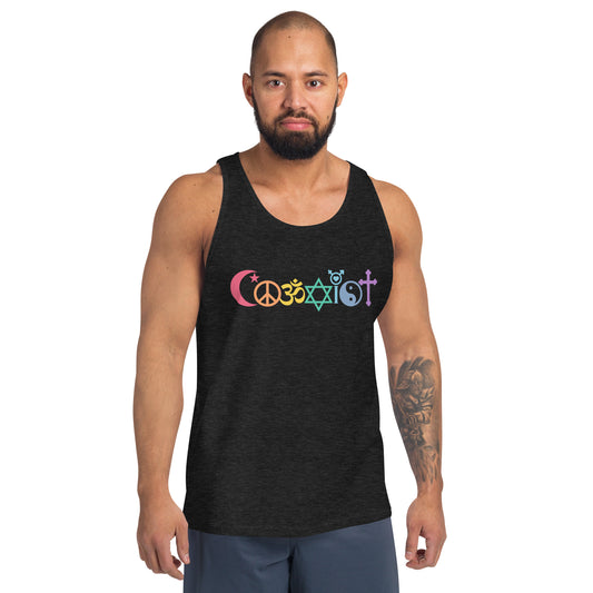 Coexist Rainbow Men's Tank Top