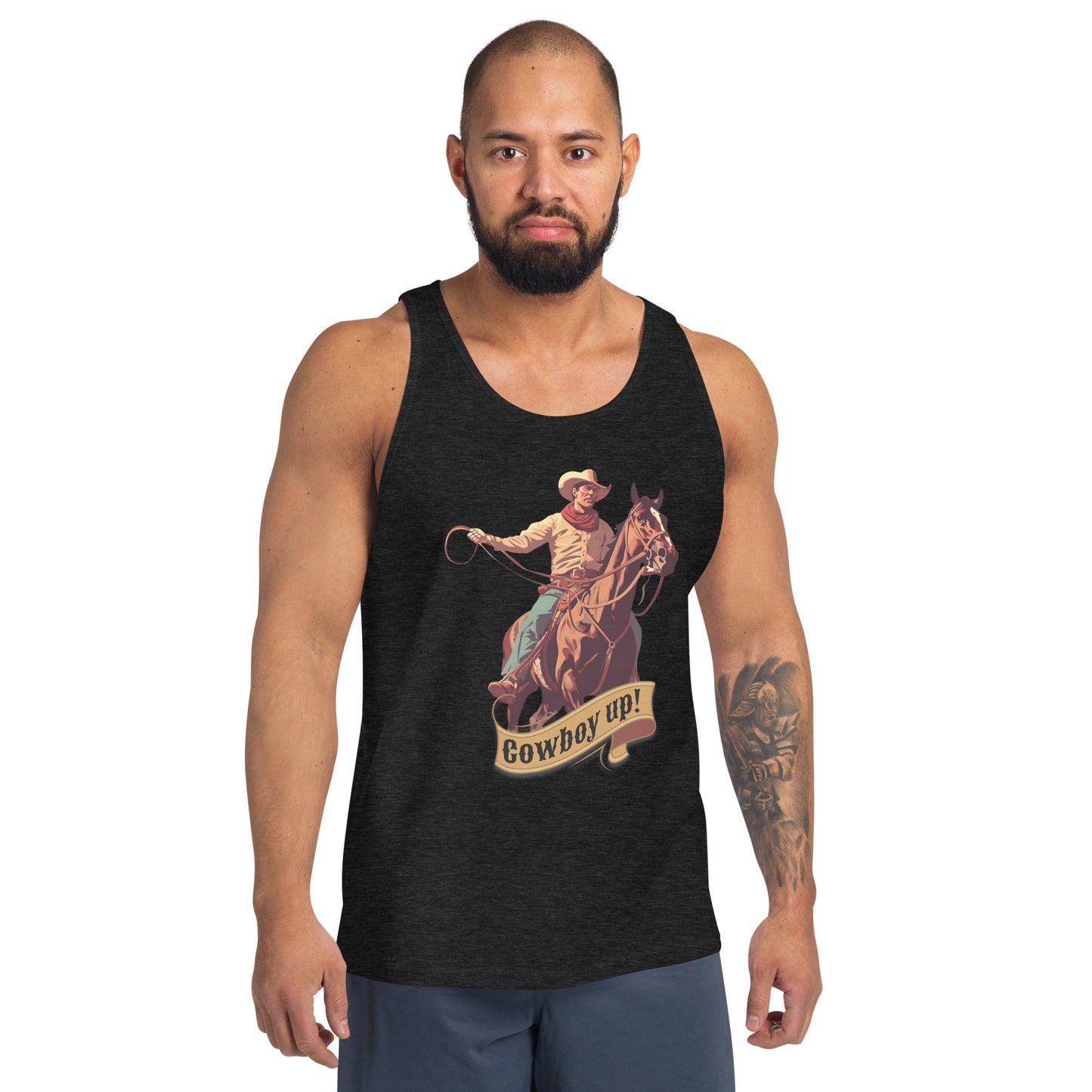 Cowboy Up! Men's Tank Top