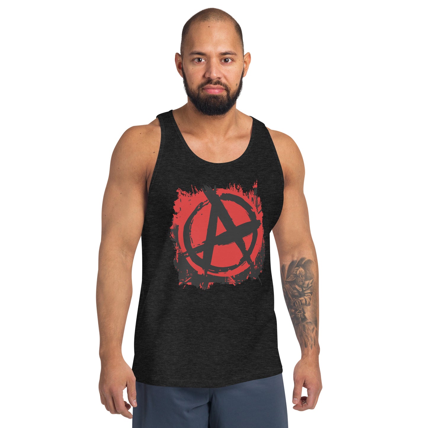 Anarchy Graffiti Men's Tank Top