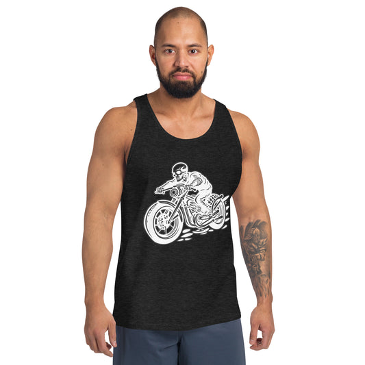 Skeleton Biker Men's Tank Top