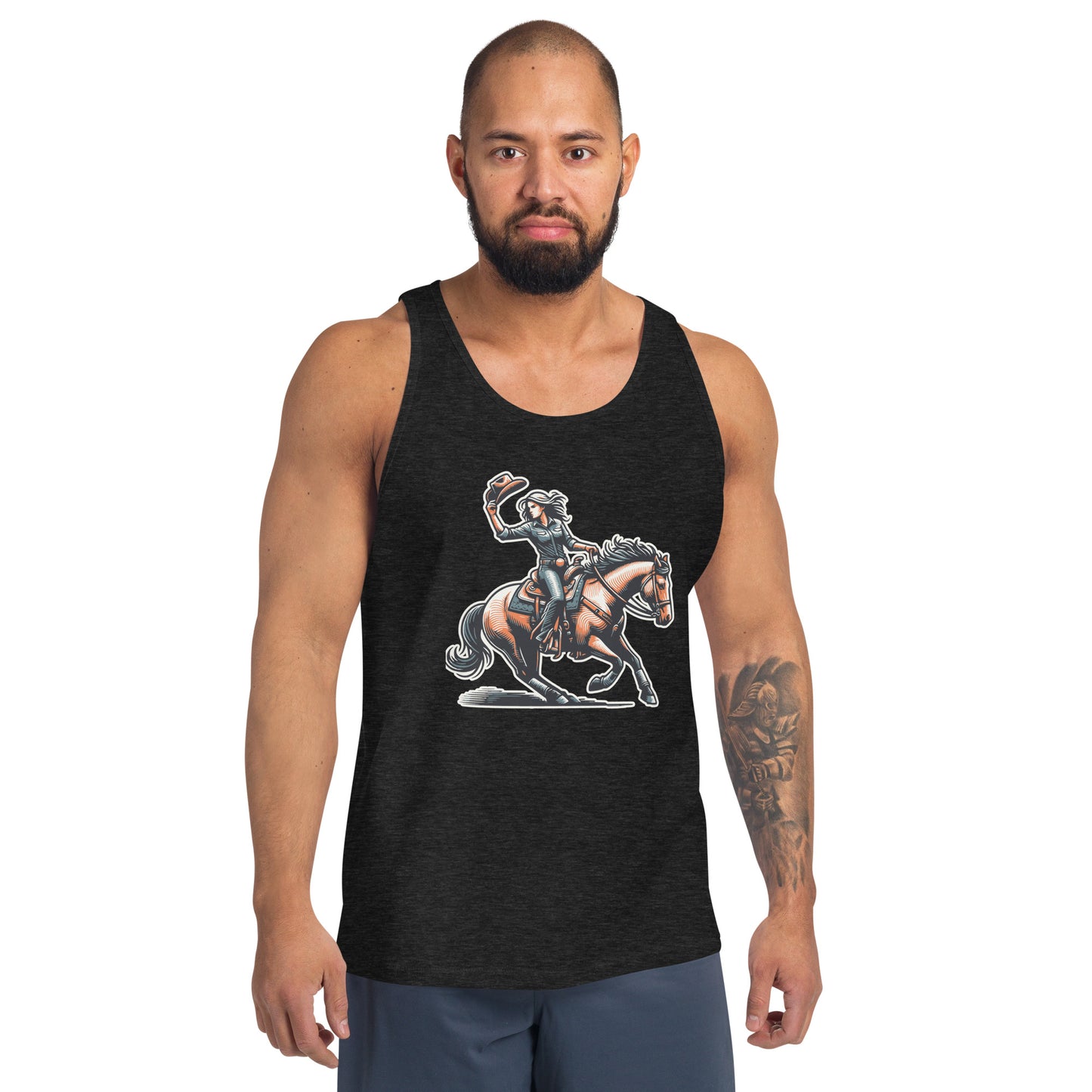 Cowgirl Yeehaw! Men's Tank Top