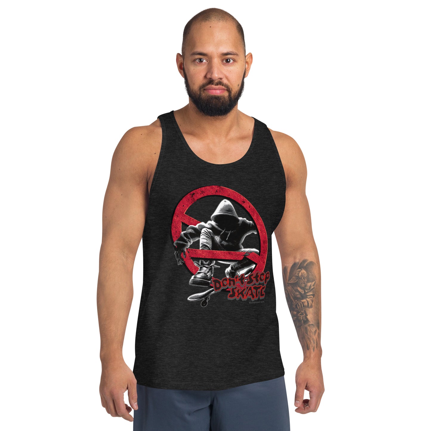 Don't Stop, Skate Men's Tank Top