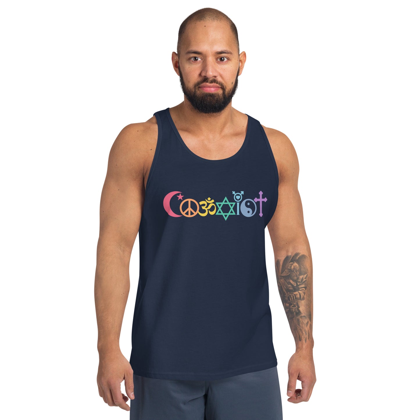 Coexist Rainbow Men's Tank Top