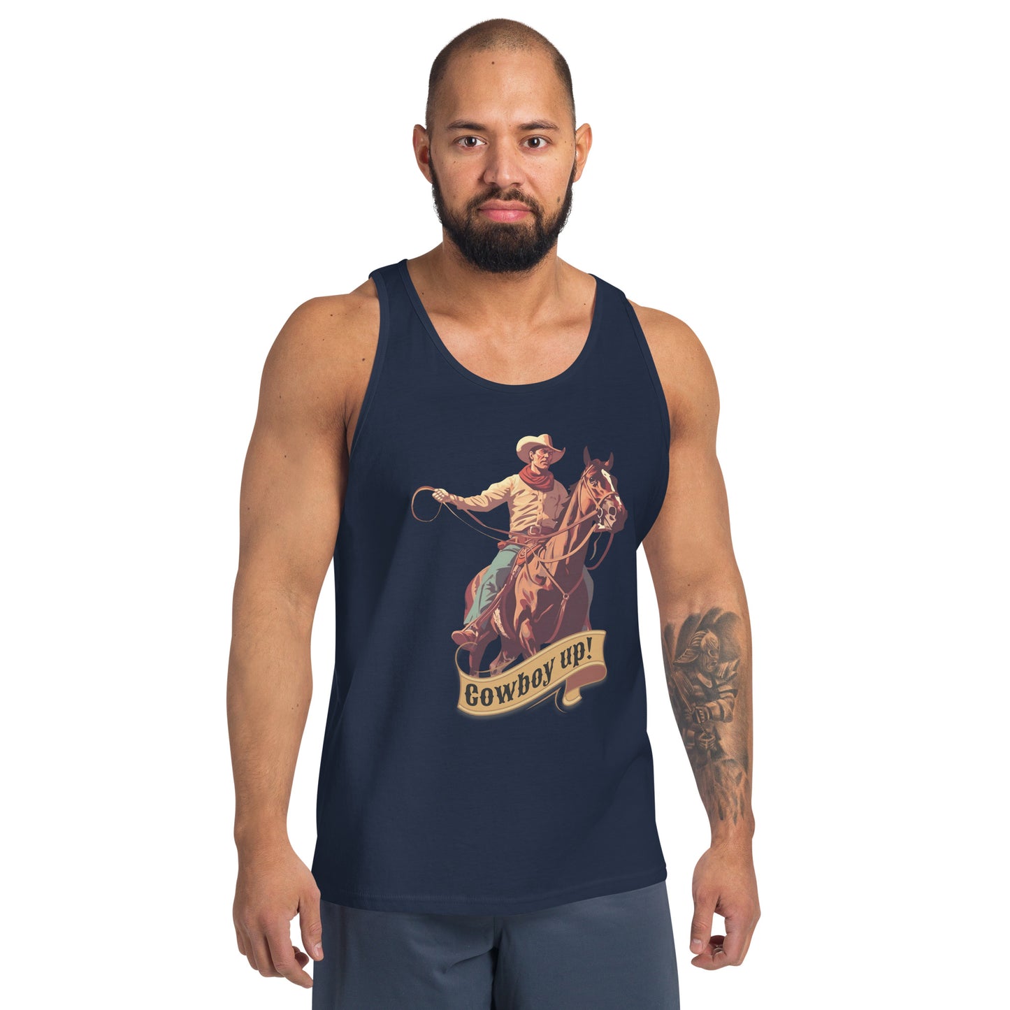 Cowboy Up! Men's Tank Top