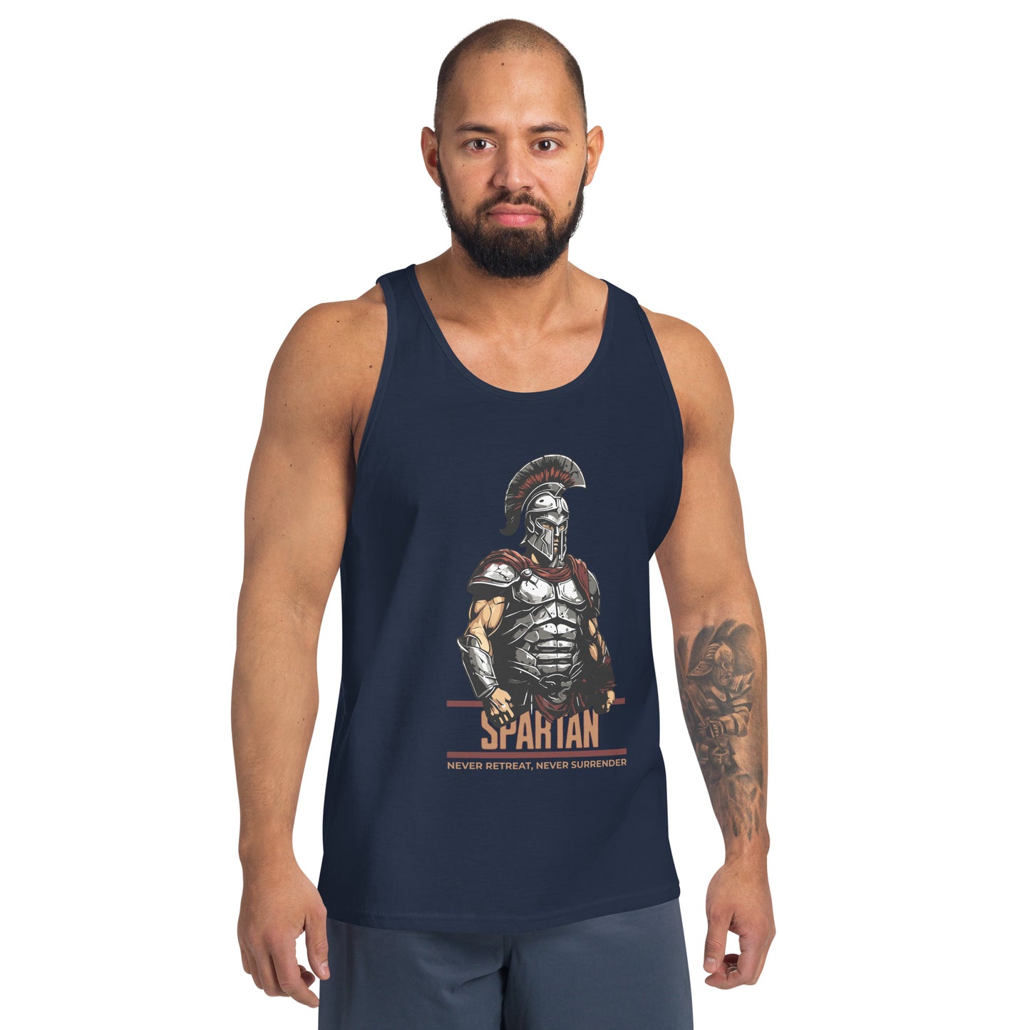 SPARTAN: Never Retreat, Never Surrender Men's Tank Top