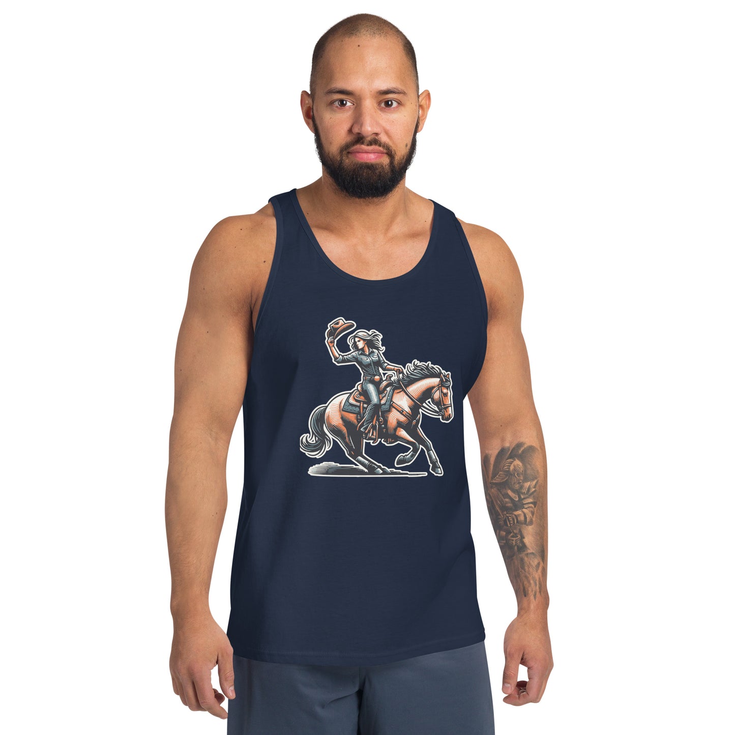 Cowgirl Yeehaw! Men's Tank Top