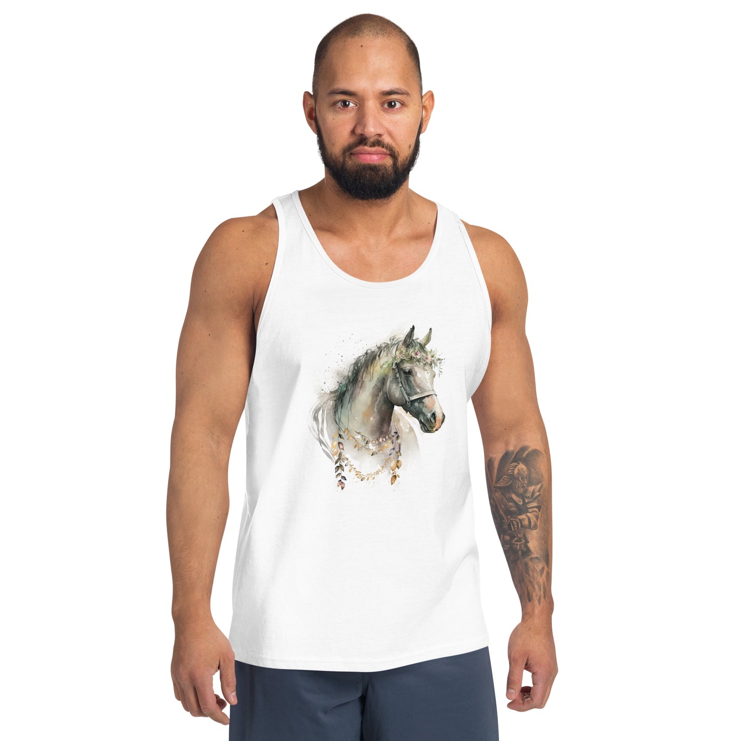 Whimsical Horse Men's Tank Top