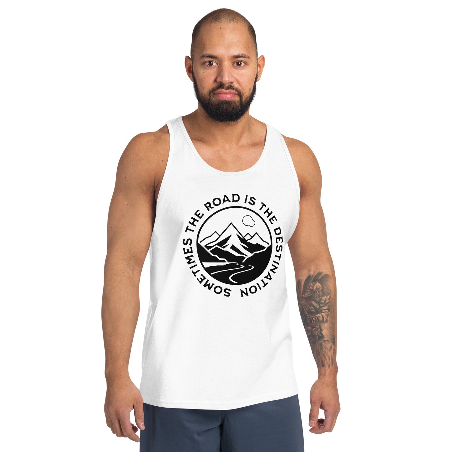 Sometimes the Road is the Destination Men's Tank Top