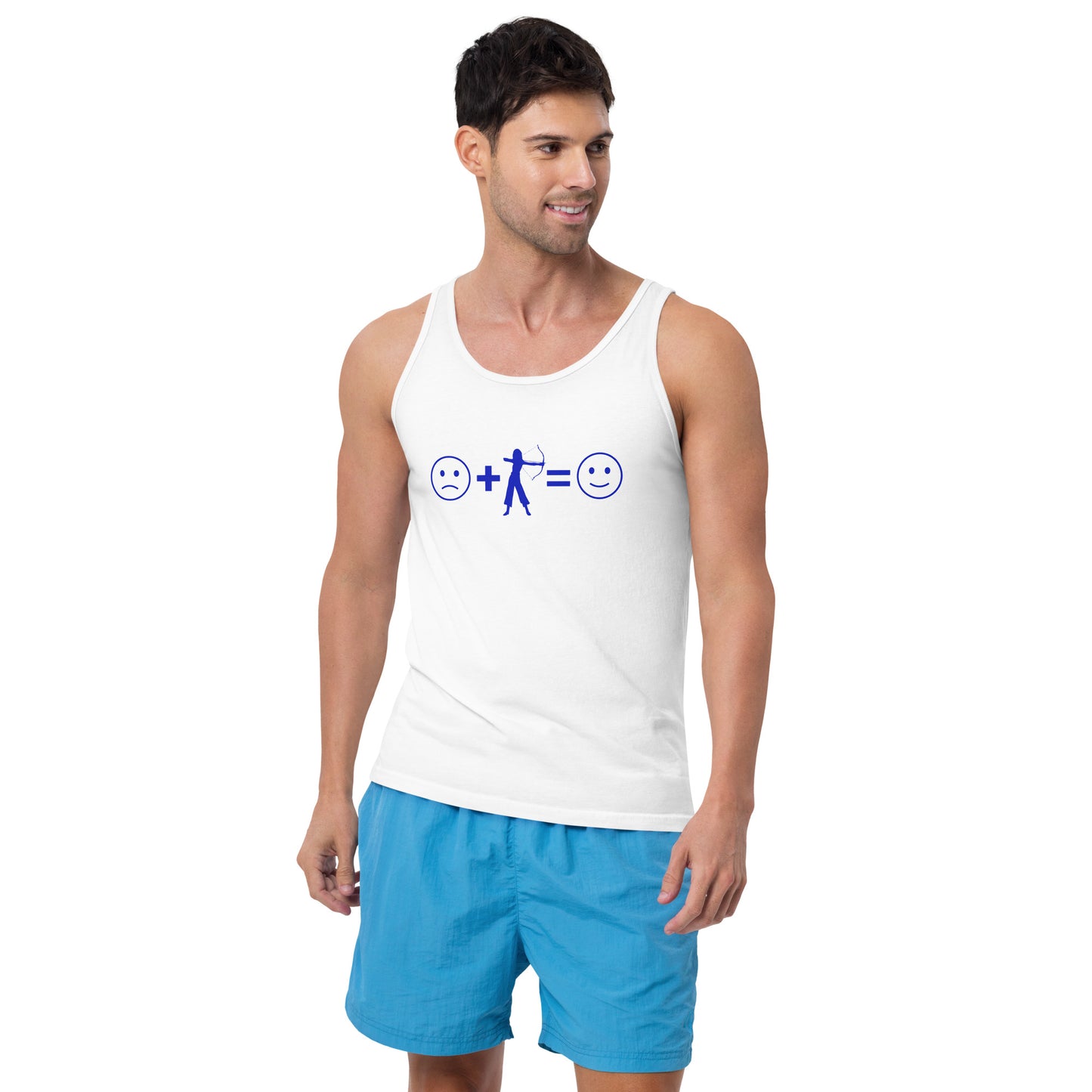 Archery Equals Happiness Men's Tank Top