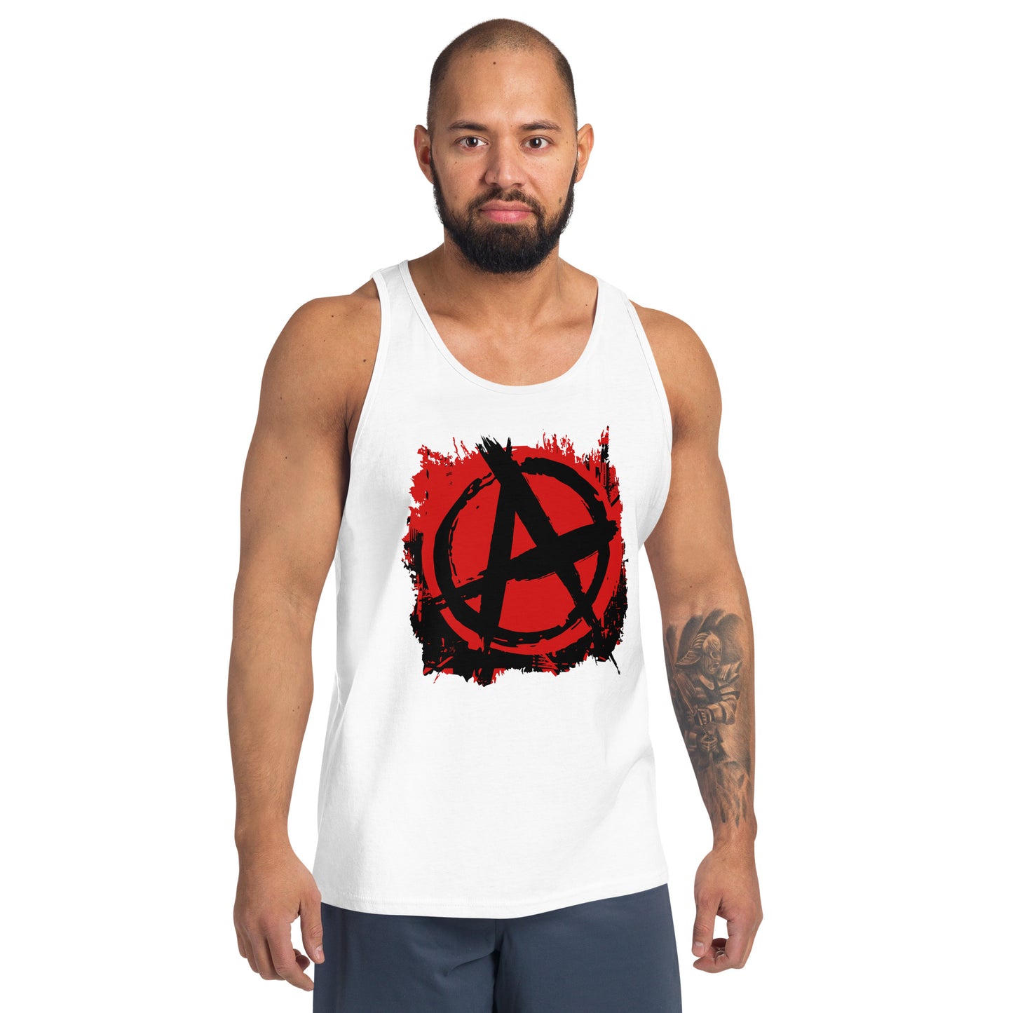 Anarchy Graffiti Men's Tank Top