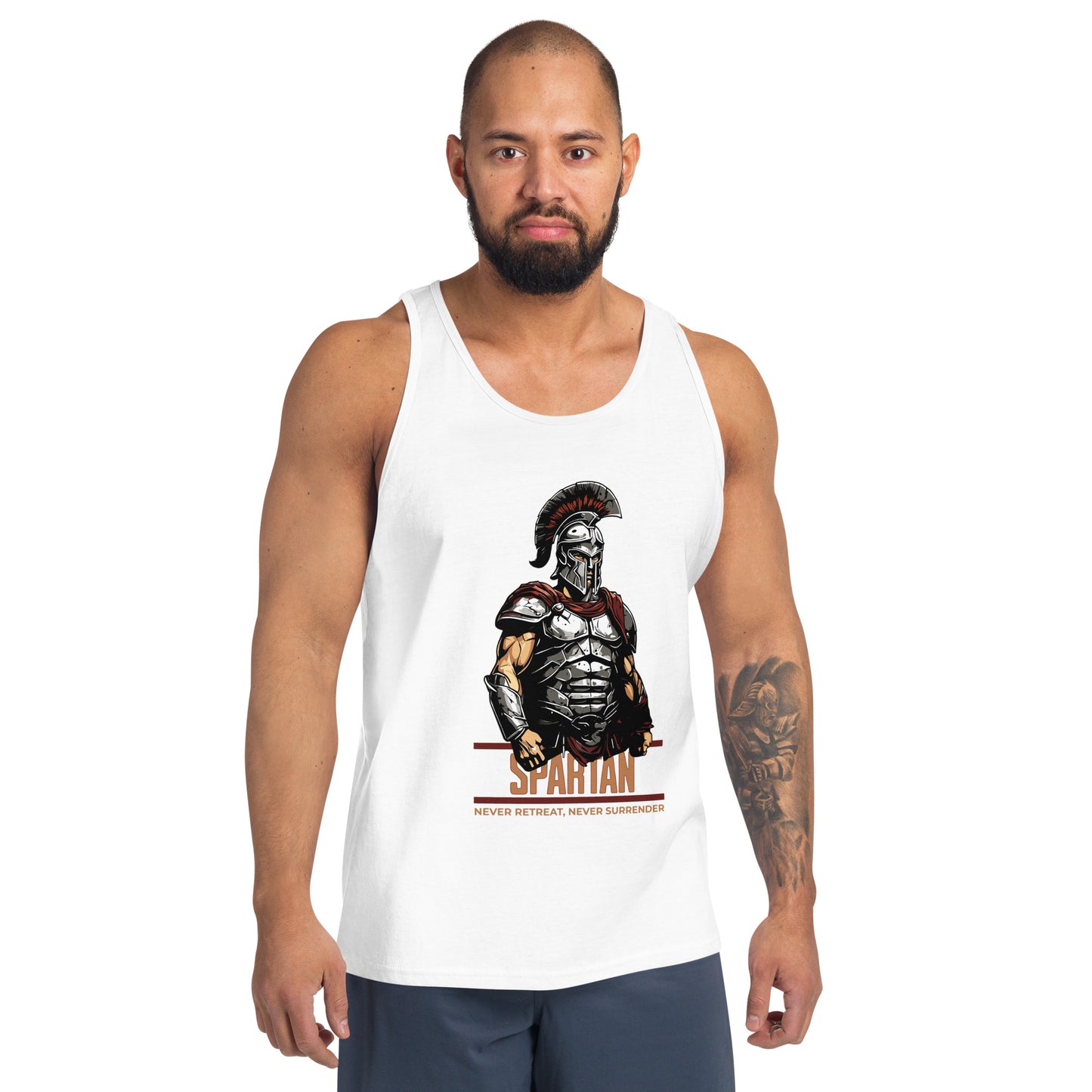 SPARTAN: Never Retreat, Never Surrender Men's Tank Top