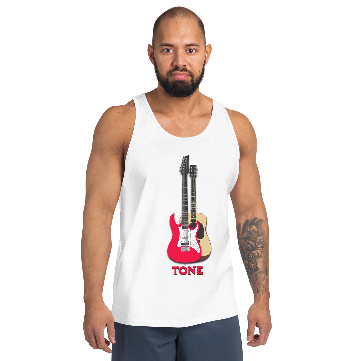 Two Tone Guitars Men's Tank Top
