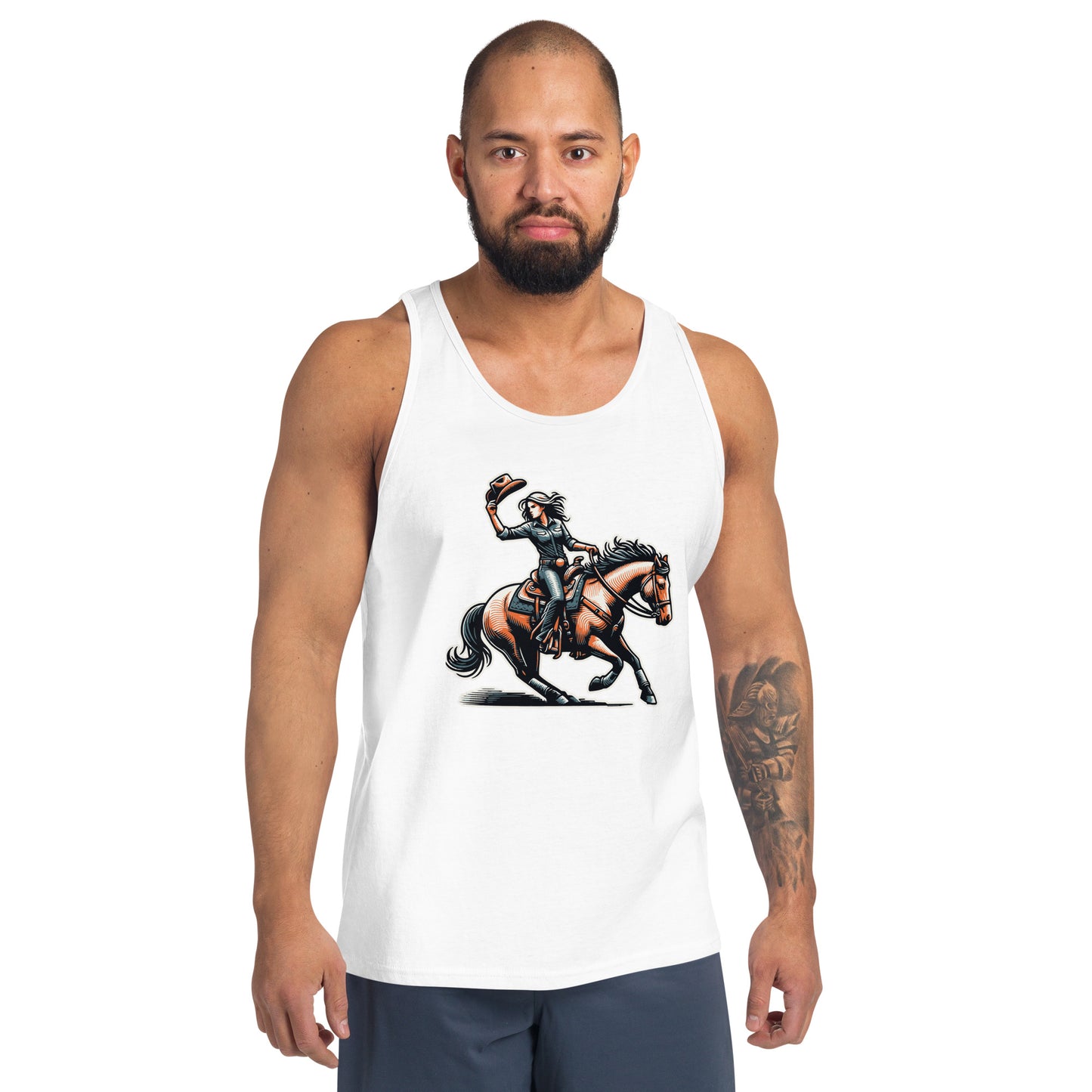 Cowgirl Yeehaw! Men's Tank Top