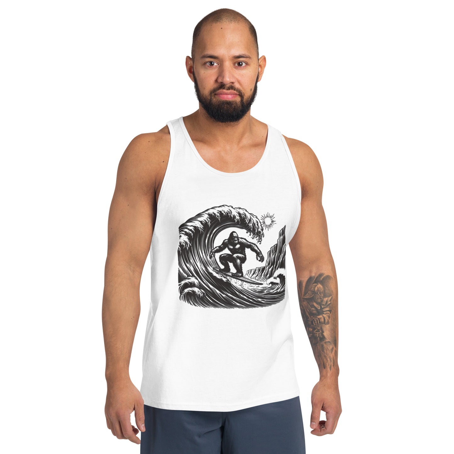 Surfing Ape Men's Tank Top