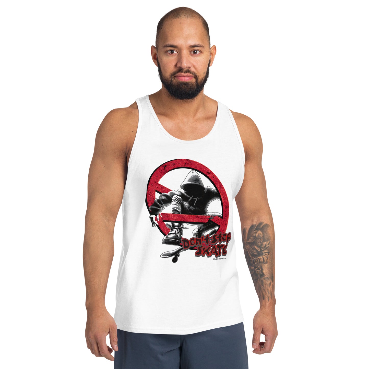 Don't Stop, Skate Men's Tank Top