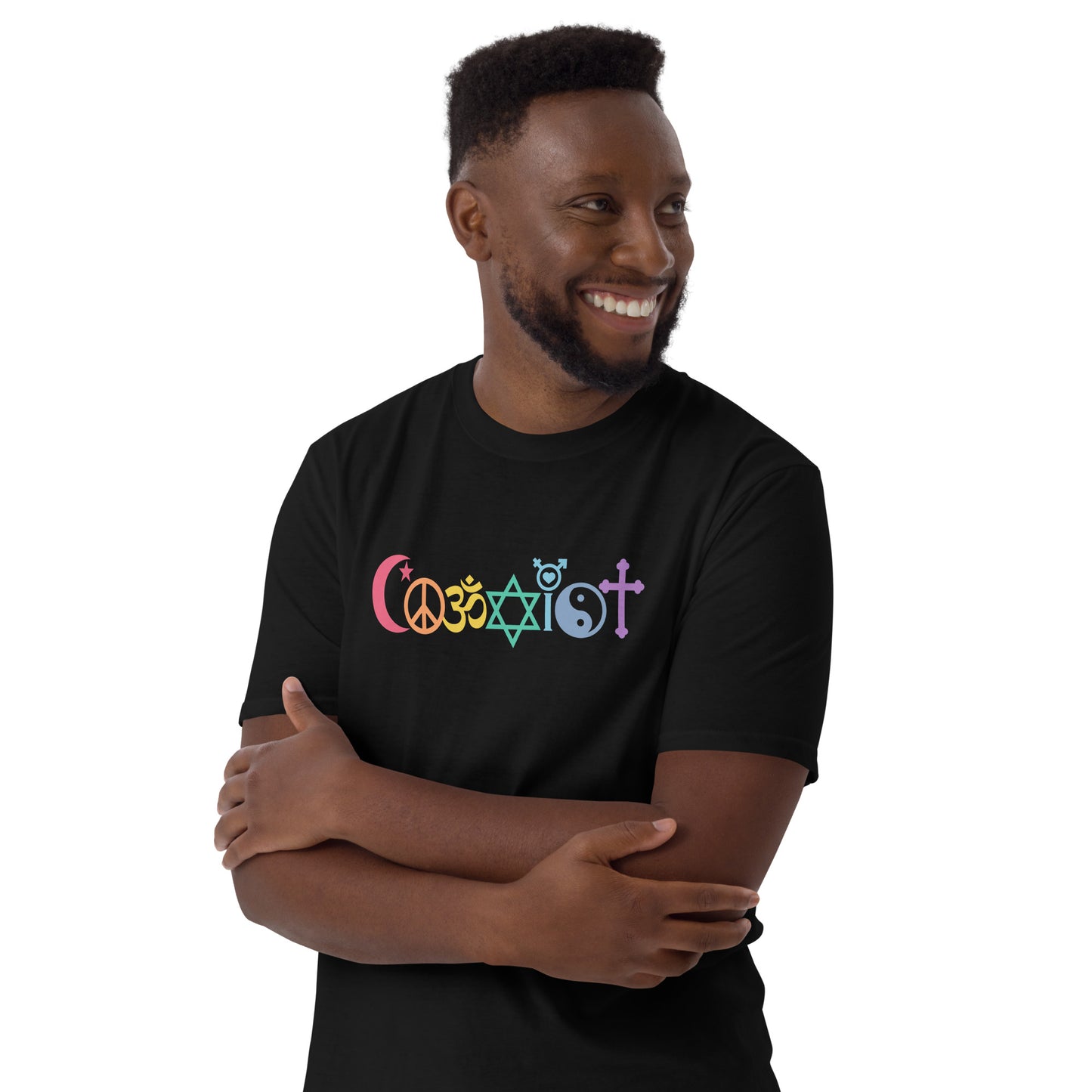 Coexist Rainbow Short-Sleeve Unisex T-Shirt