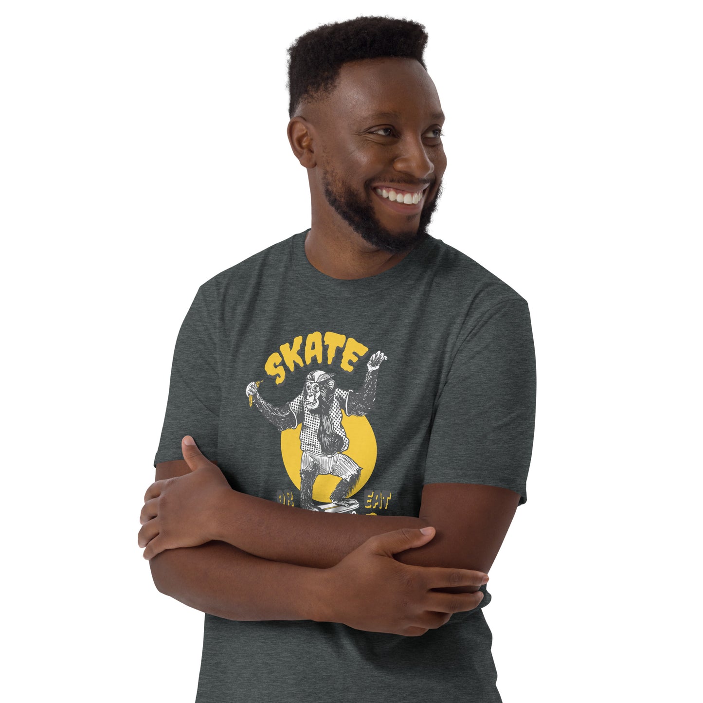 Skate Or Eat Bananas Short-Sleeve Unisex T-Shirt