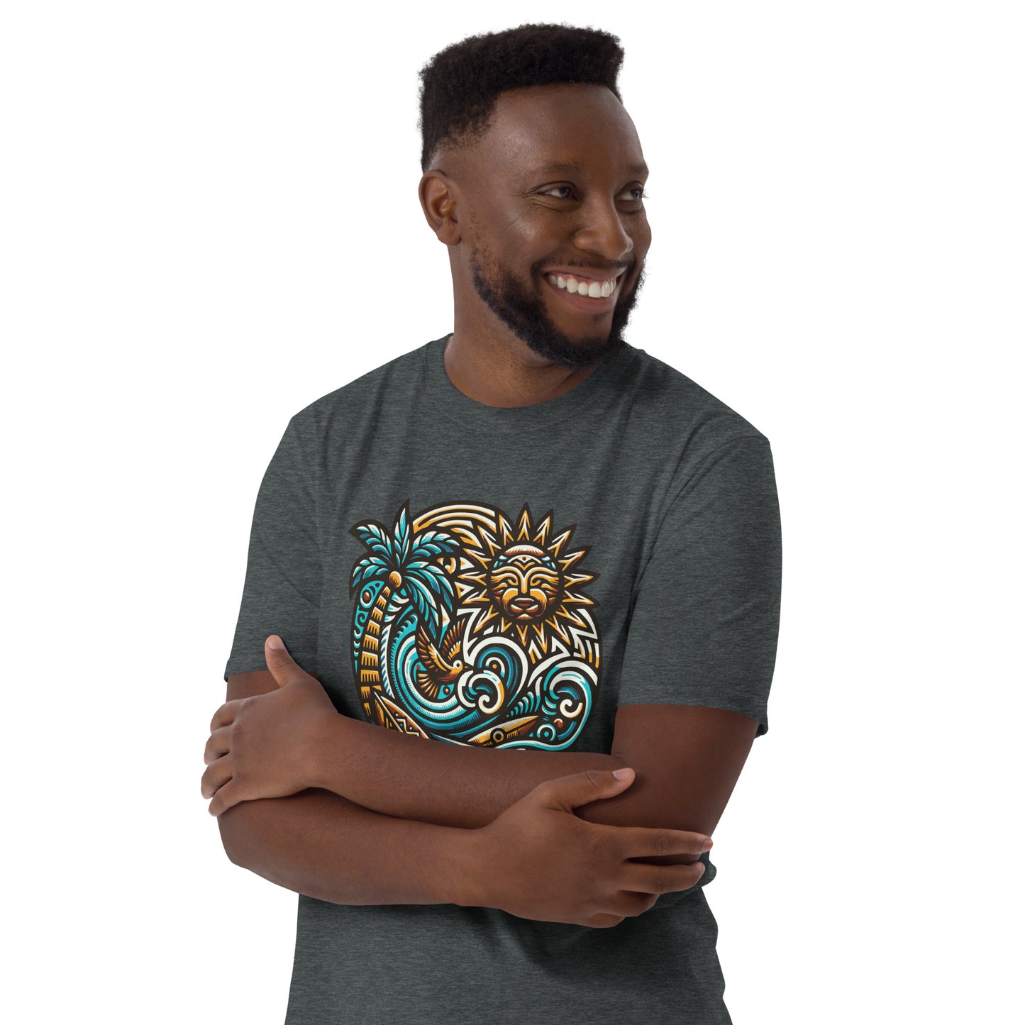 Tiki Beach Vibes Short-Sleeve Unisex T-Shirt